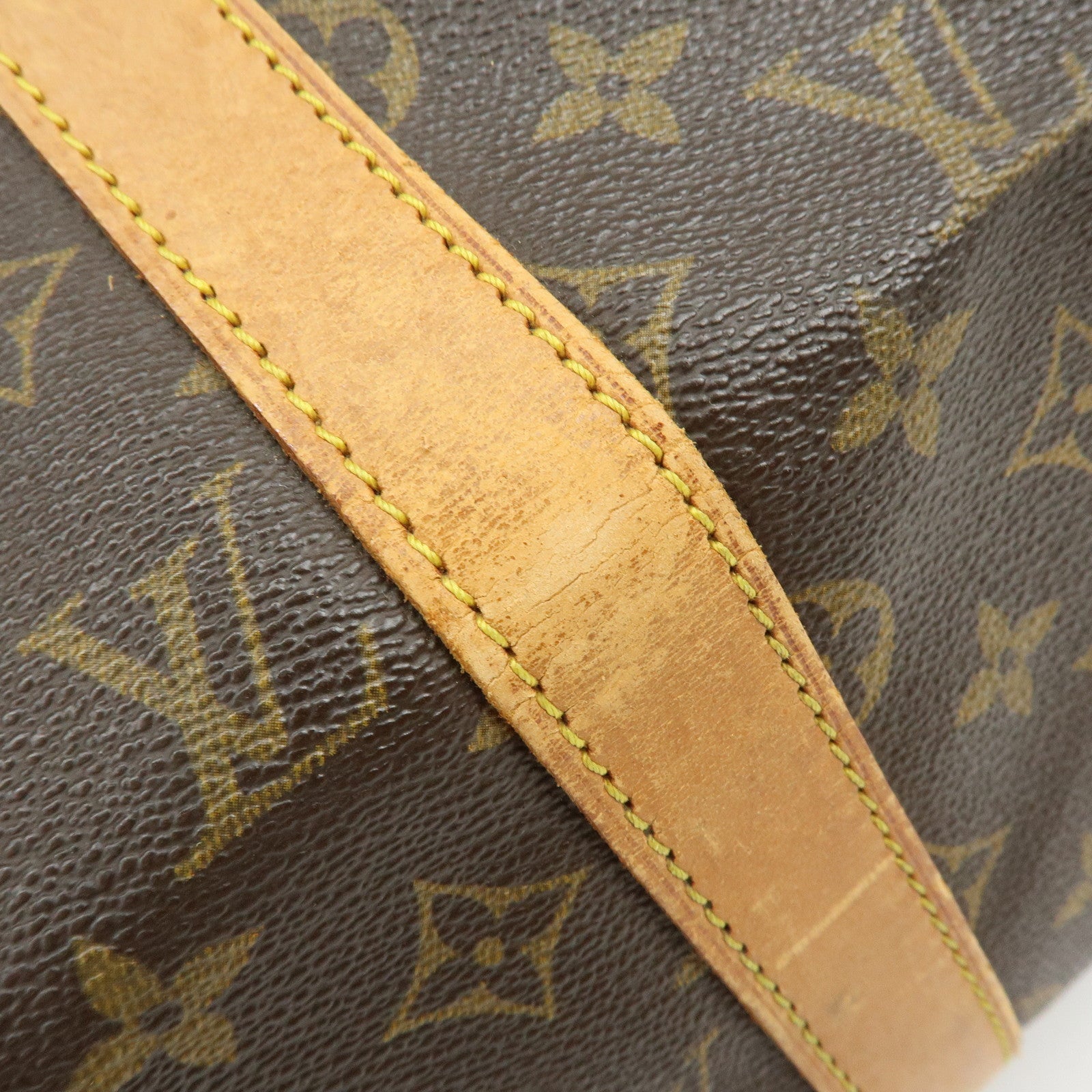 Louis Vuitton Monogram Keep All Bandouliere 50 Boston Bag Brown M41416