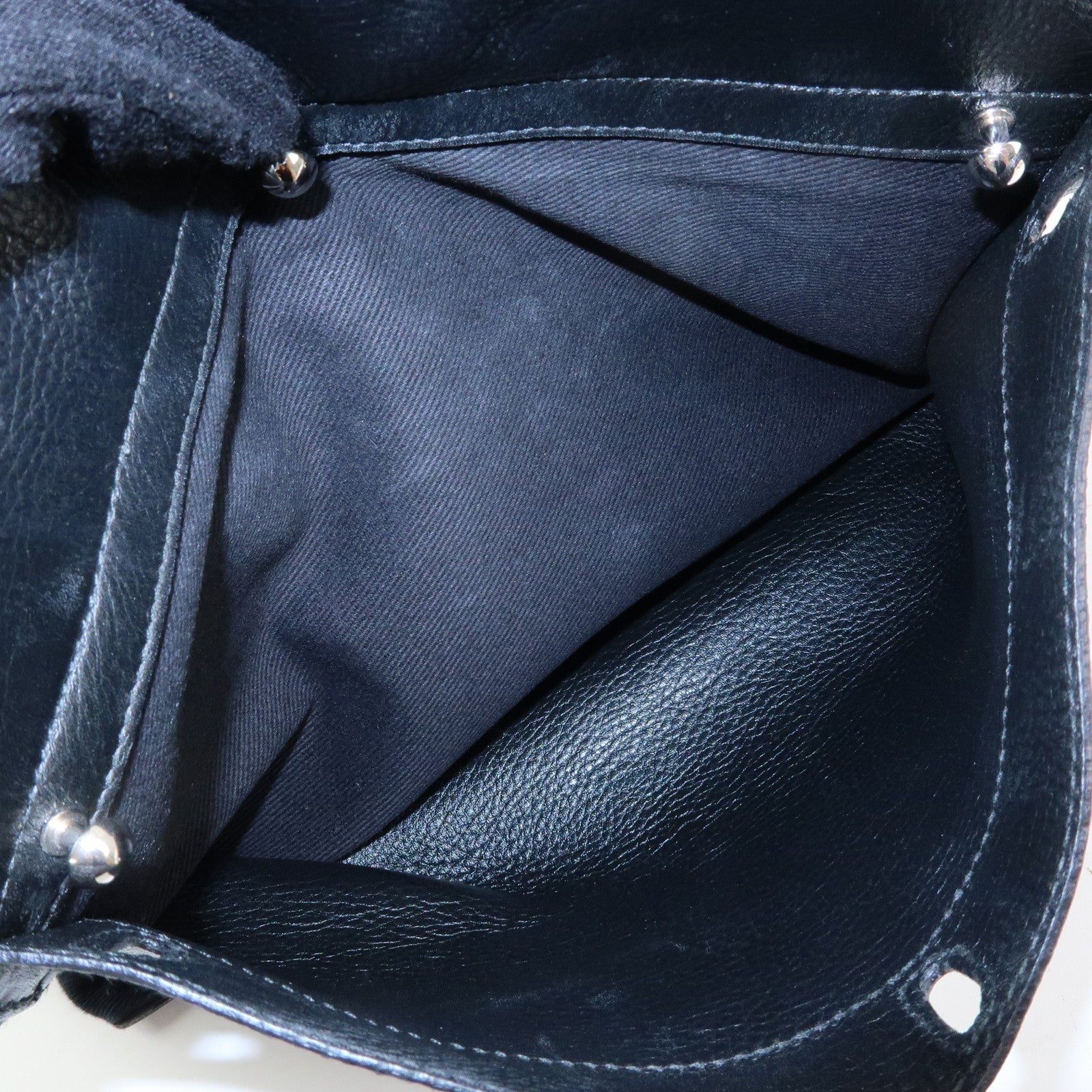 SAINT LAURENT PARIS Muse Two Leather Canvas Hand Shoulder Bag Black