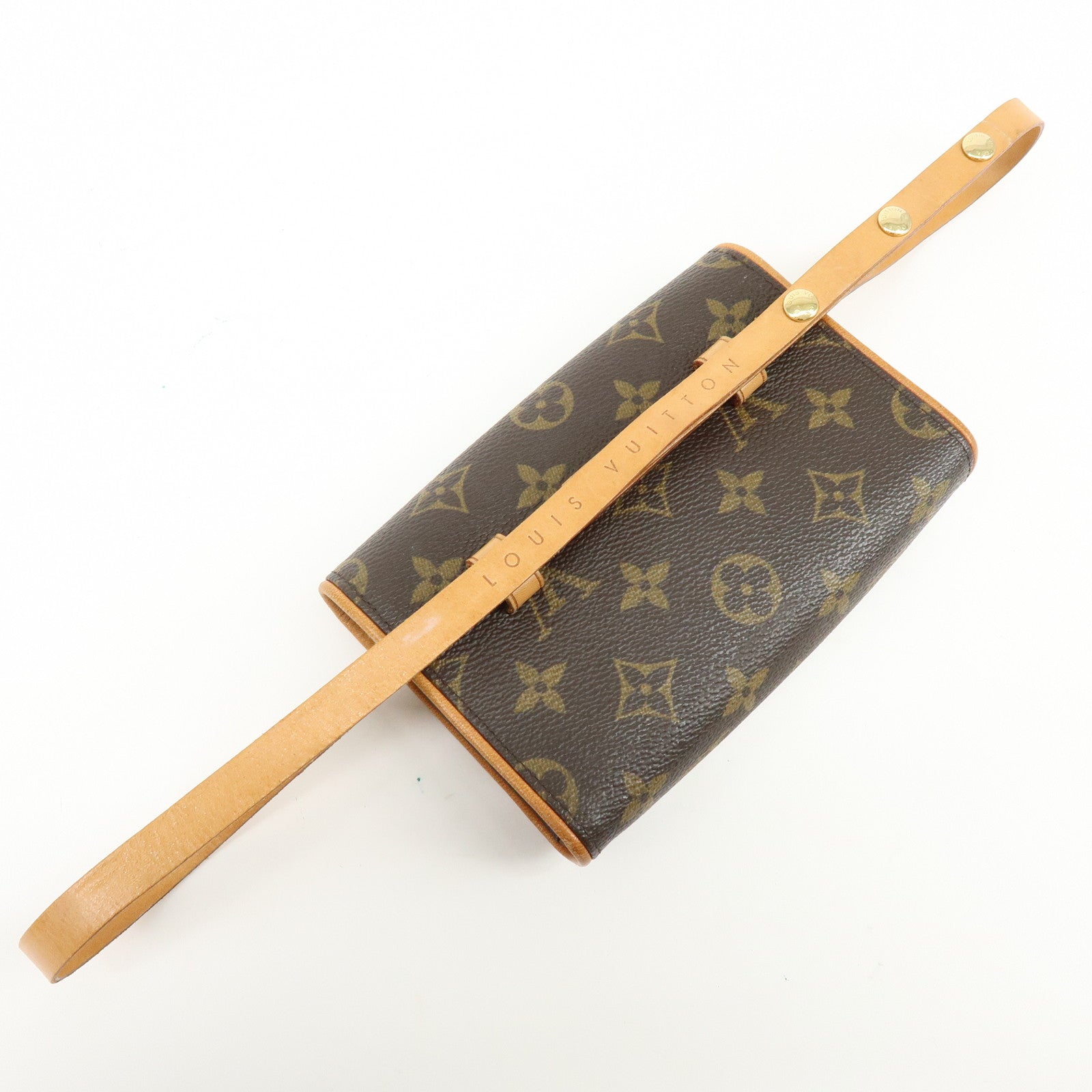 Louis Vuitton Monogram Pochette Florentine Waist Bag Belt S M51855