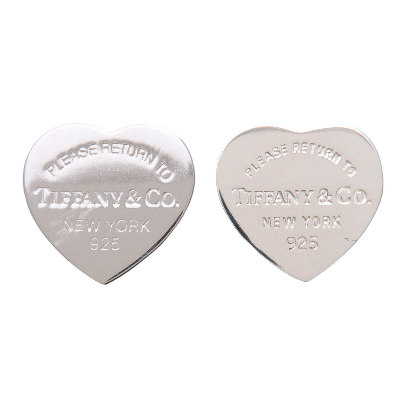 Tiffany & Co Return to Tiffany Mini Heart Tag Stud Earrings SV925