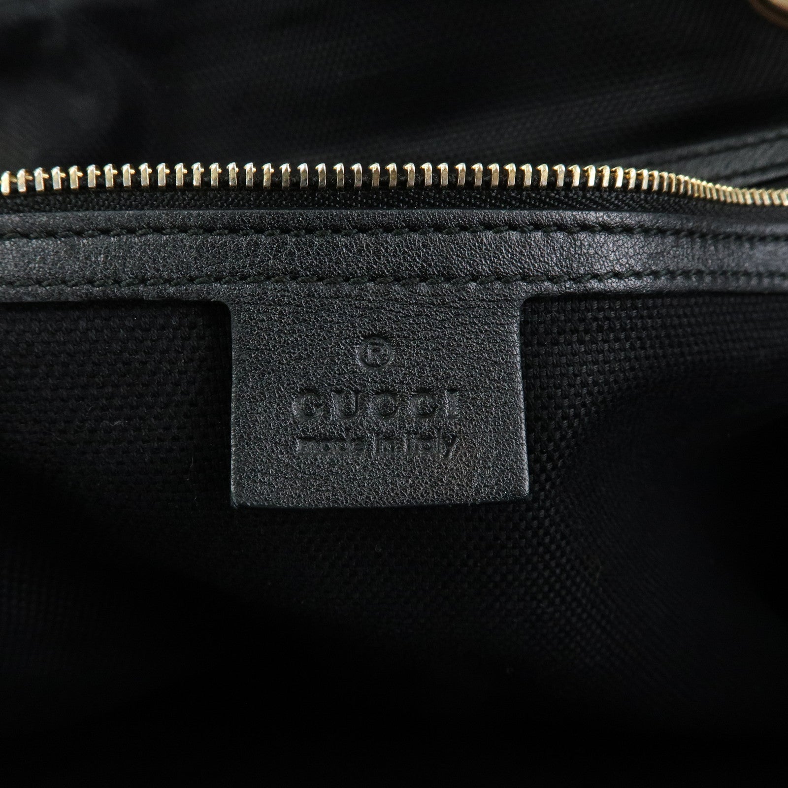 GUCCI SOHO Patent Leather Shoulder Bag Hand Bag Black 353126