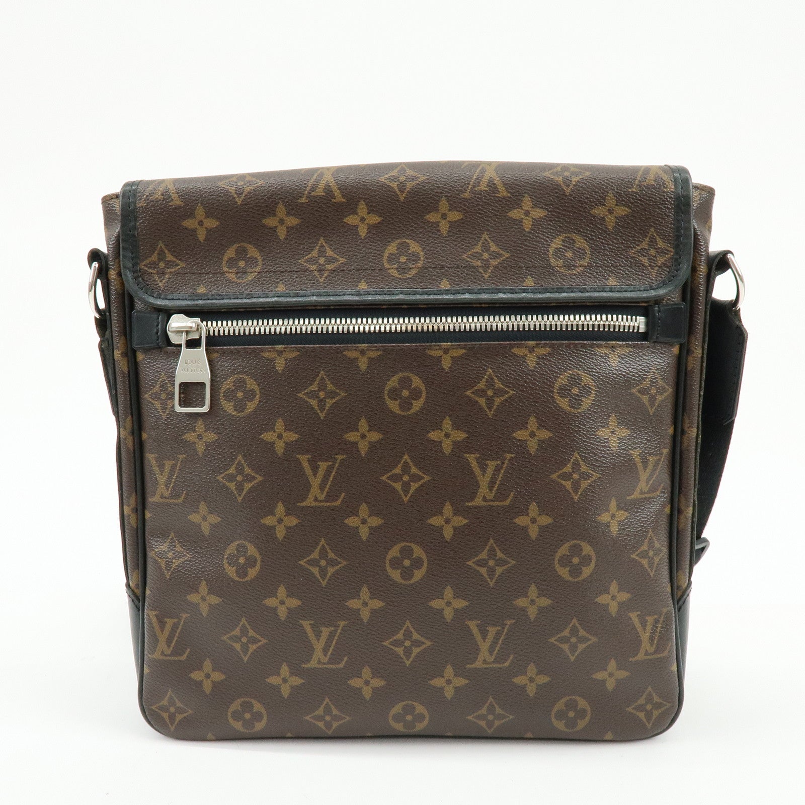 Louis Vuitton Macassar Bass MM Shoulder Bag Crossbody Bag Brown M56715