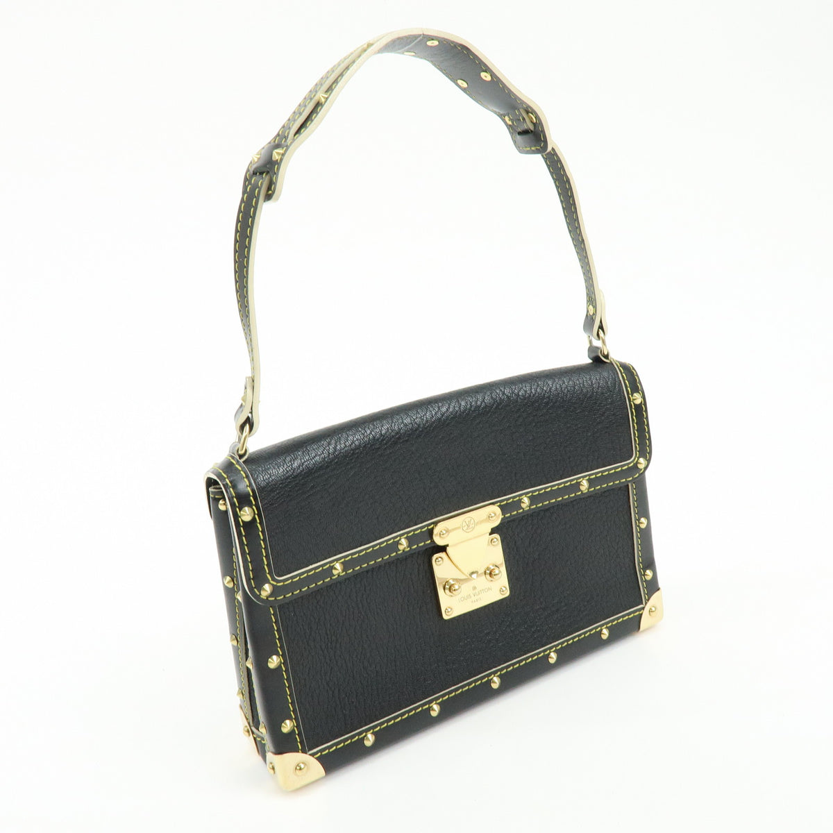 Louis Vuitton Suhari L'Aimable Leather Hand Bag Noir M92847