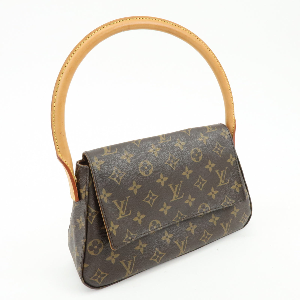 Louis Vuitton Monogram Mini Looping Shoulder Bag Brown M51147