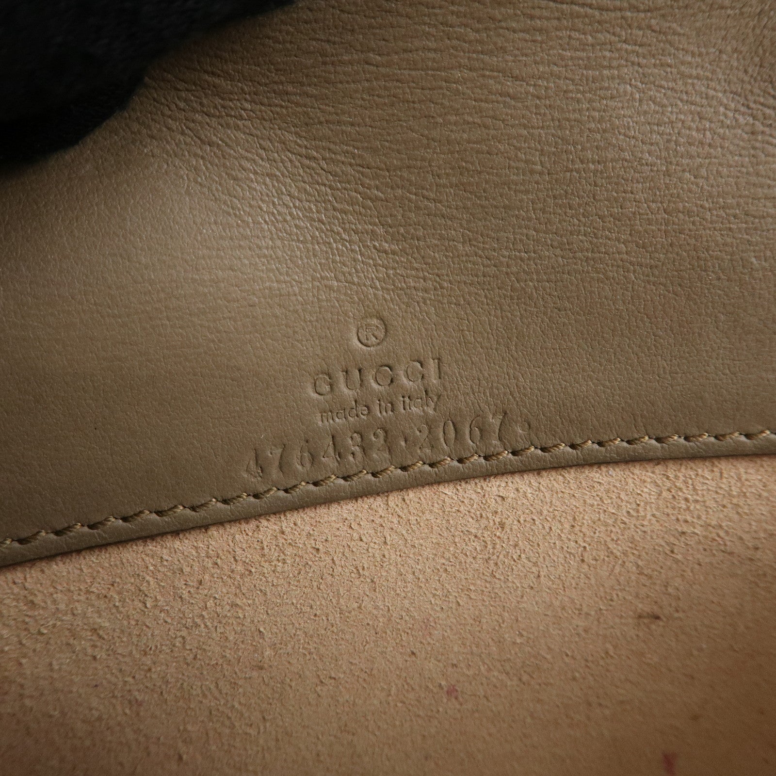 GUCCI Dionysus Super Mini Bag Leather Chain Shoulder Bag Beige 476432