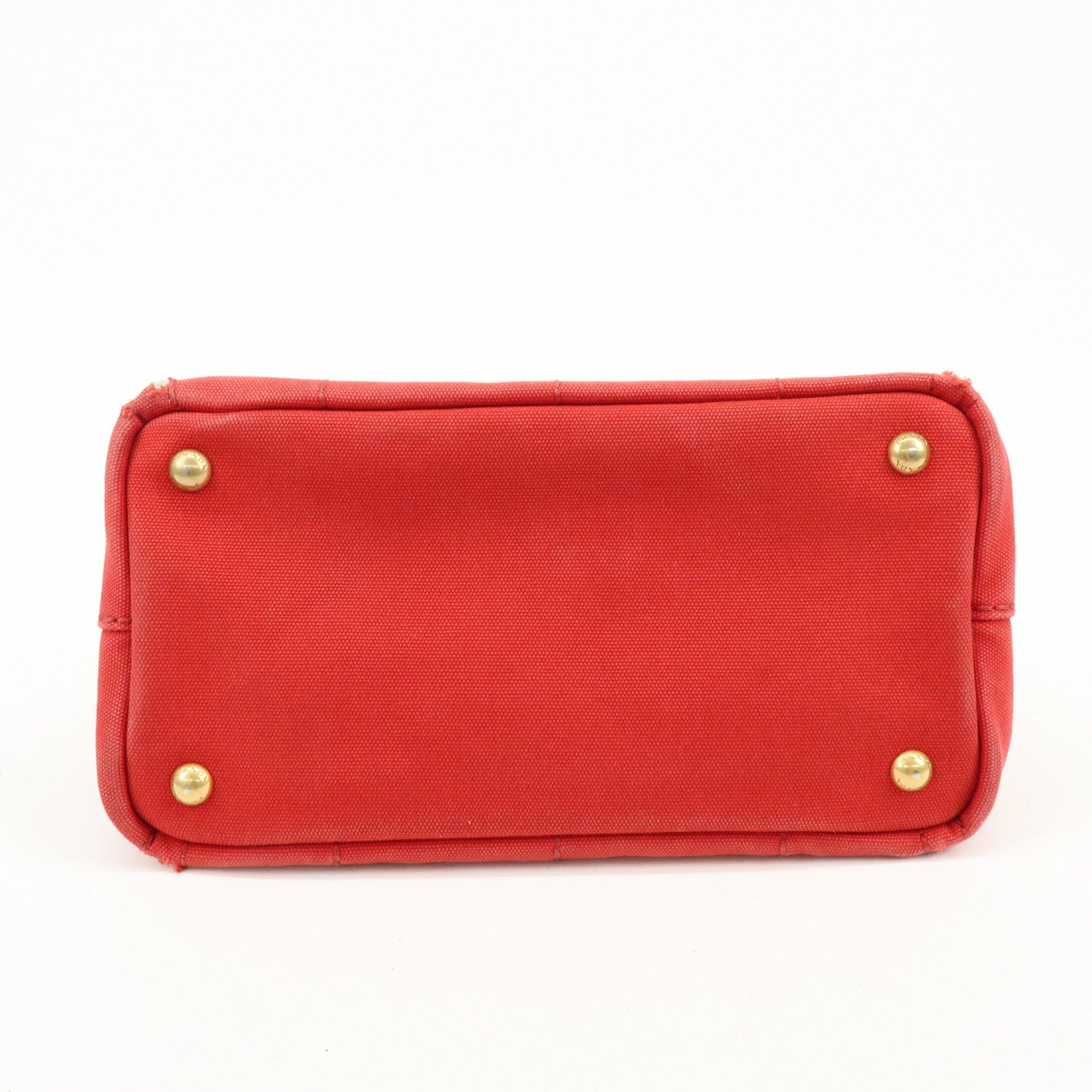 PRADA Triangle Logo Canapa Mini Canvas 2Way Hand Shoulder Bag B2439G