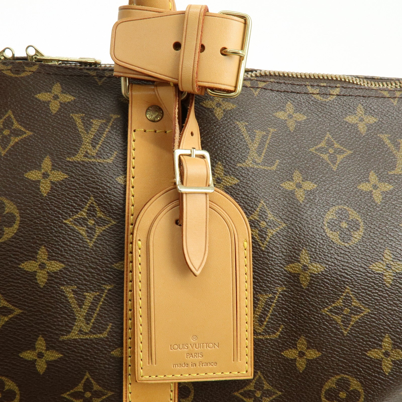 Louis Vuitton Monogram Keep All 50 Boston Bag Brown M41426