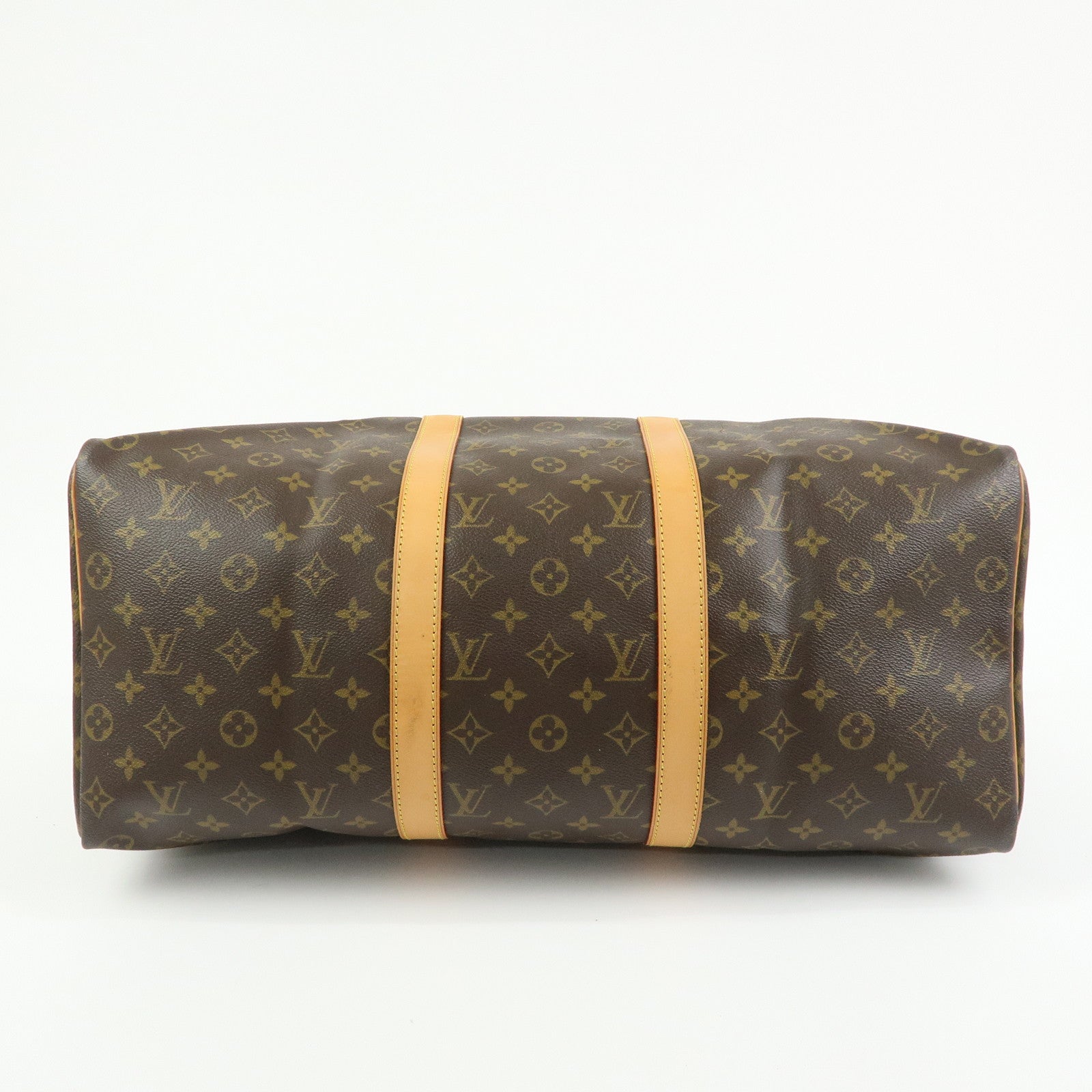 Louis Vuitton Monogram Keep All 50 Boston Bag Brown M41426