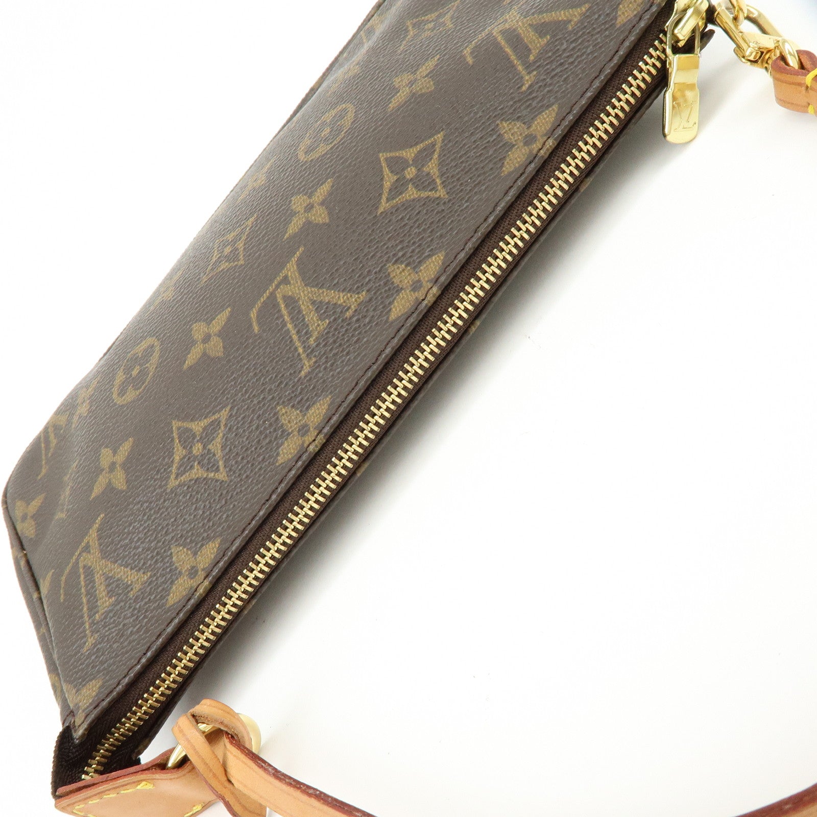 Louis Vuitton Monogram Pochette Accessoires Pouch Hand Bag M51980