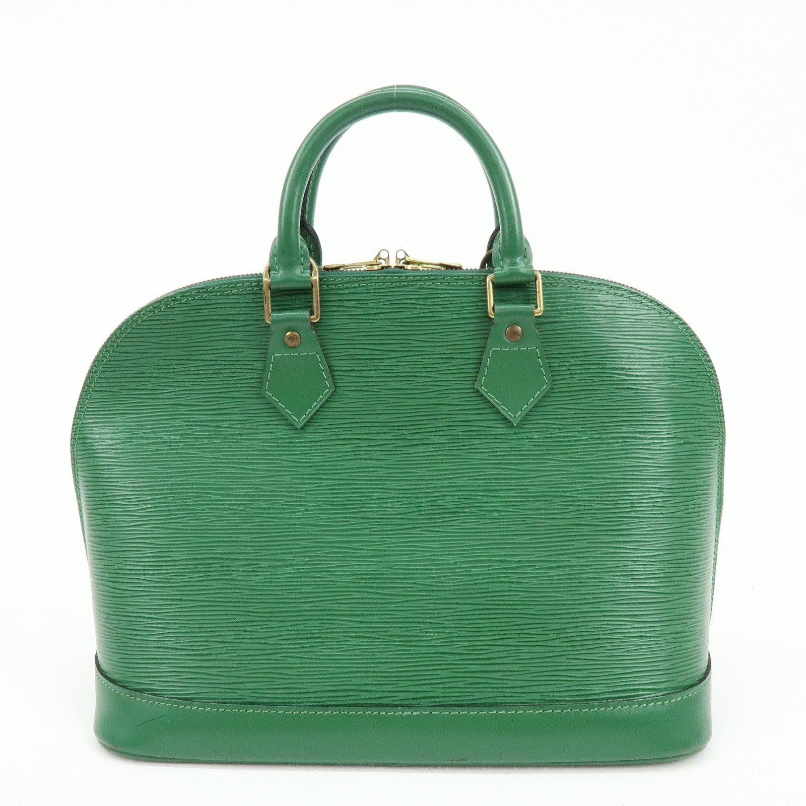 Louis Vuitton Epi Alma 2Way Bag Hand Bag Borneo Green M52144