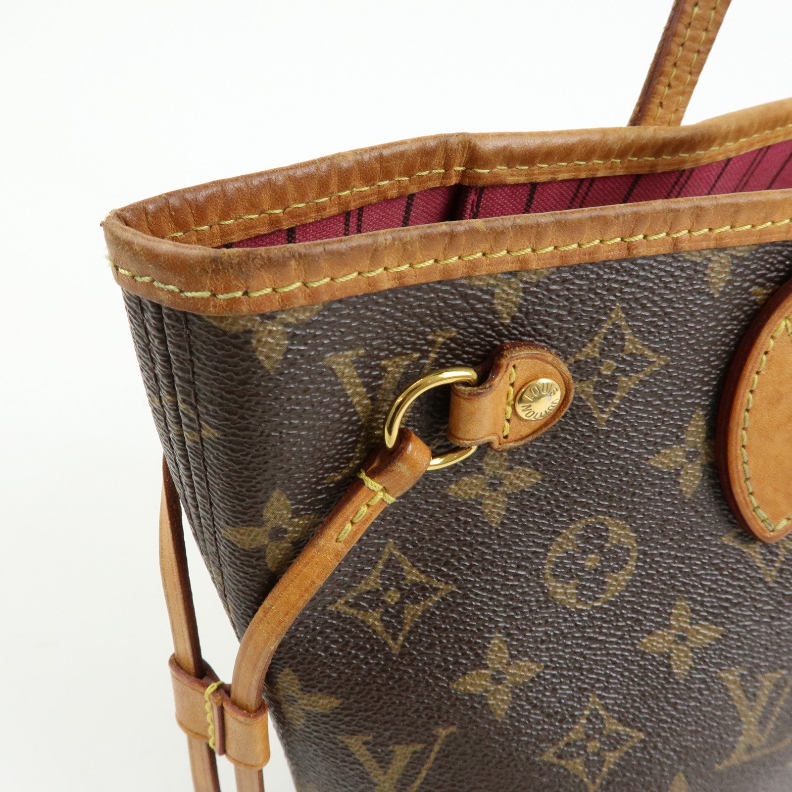 Louis Vuitton Monogram Neverfull PM Tote Bag Brown M41245