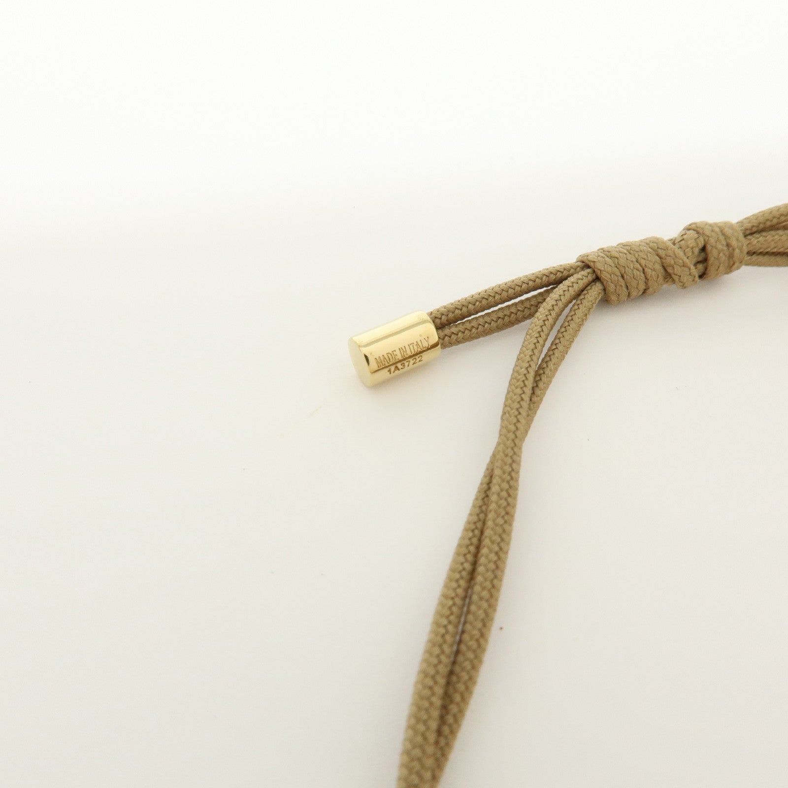 FENDI Logo Cube Graffiti Metal Bracelet Gold Brown