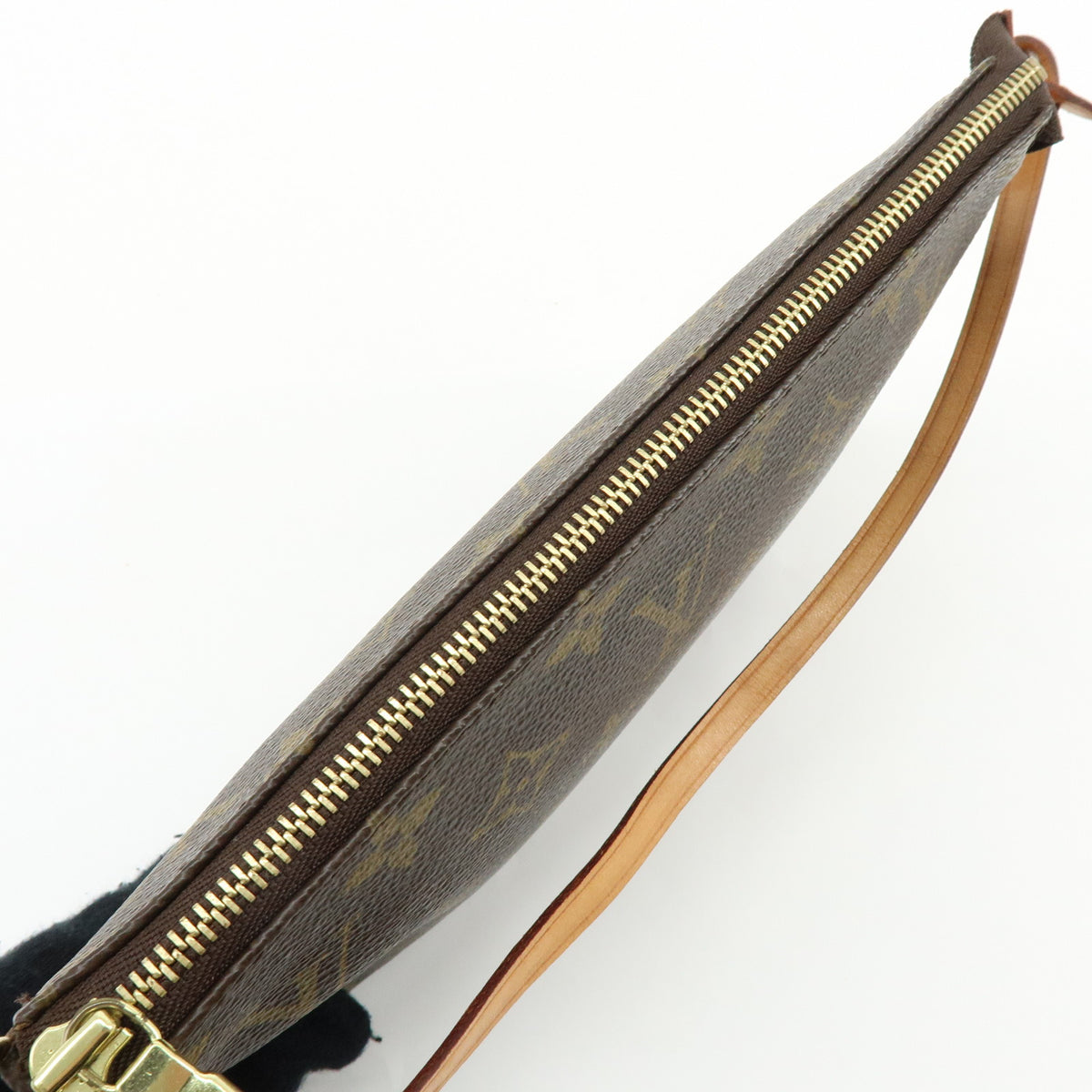 Louis Vuitton Monogram Pochette Accessoires Pouch Hand Bag Brown M51980
