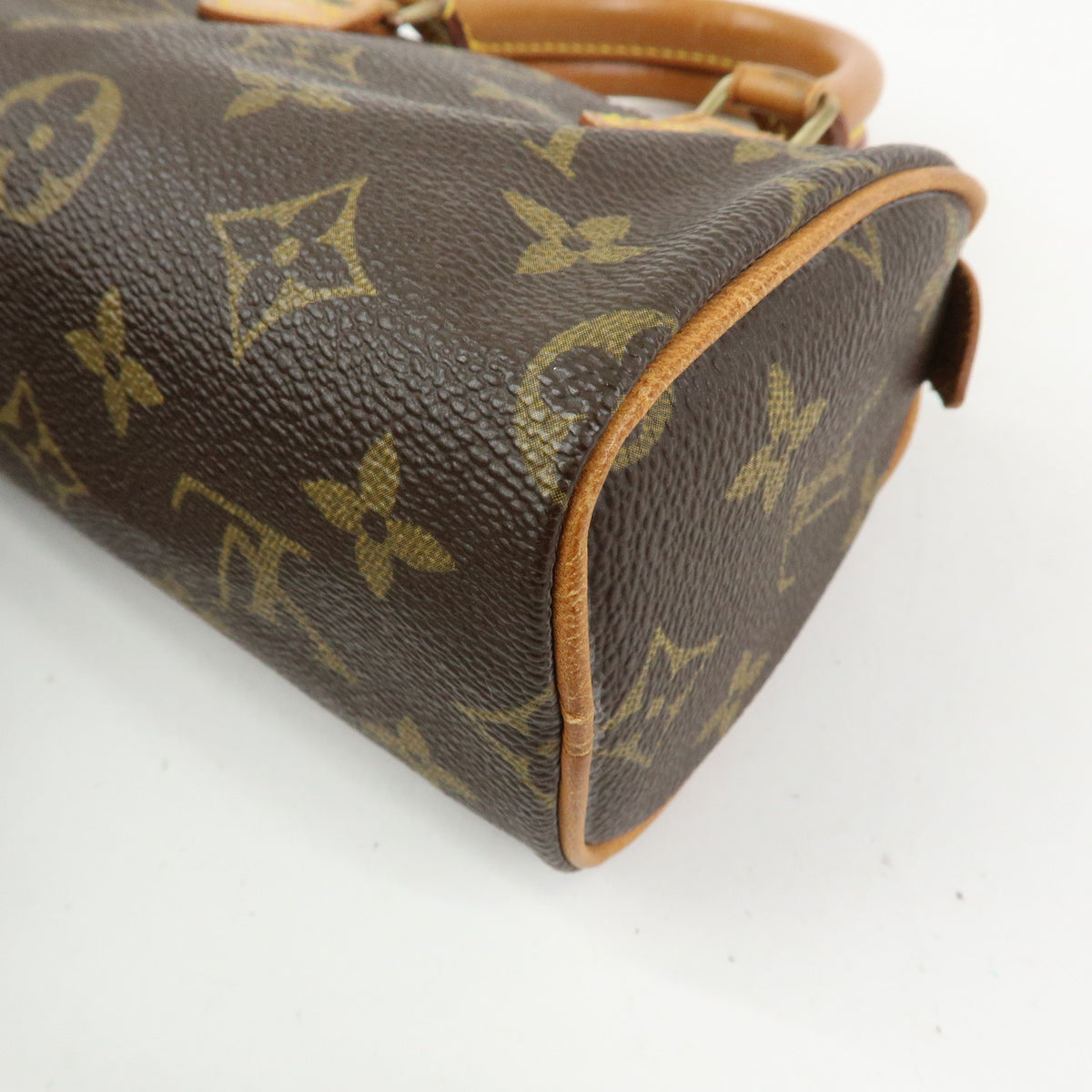 Louis Vuitton Monogram Mini Speedy Hand Bag Brown M41534