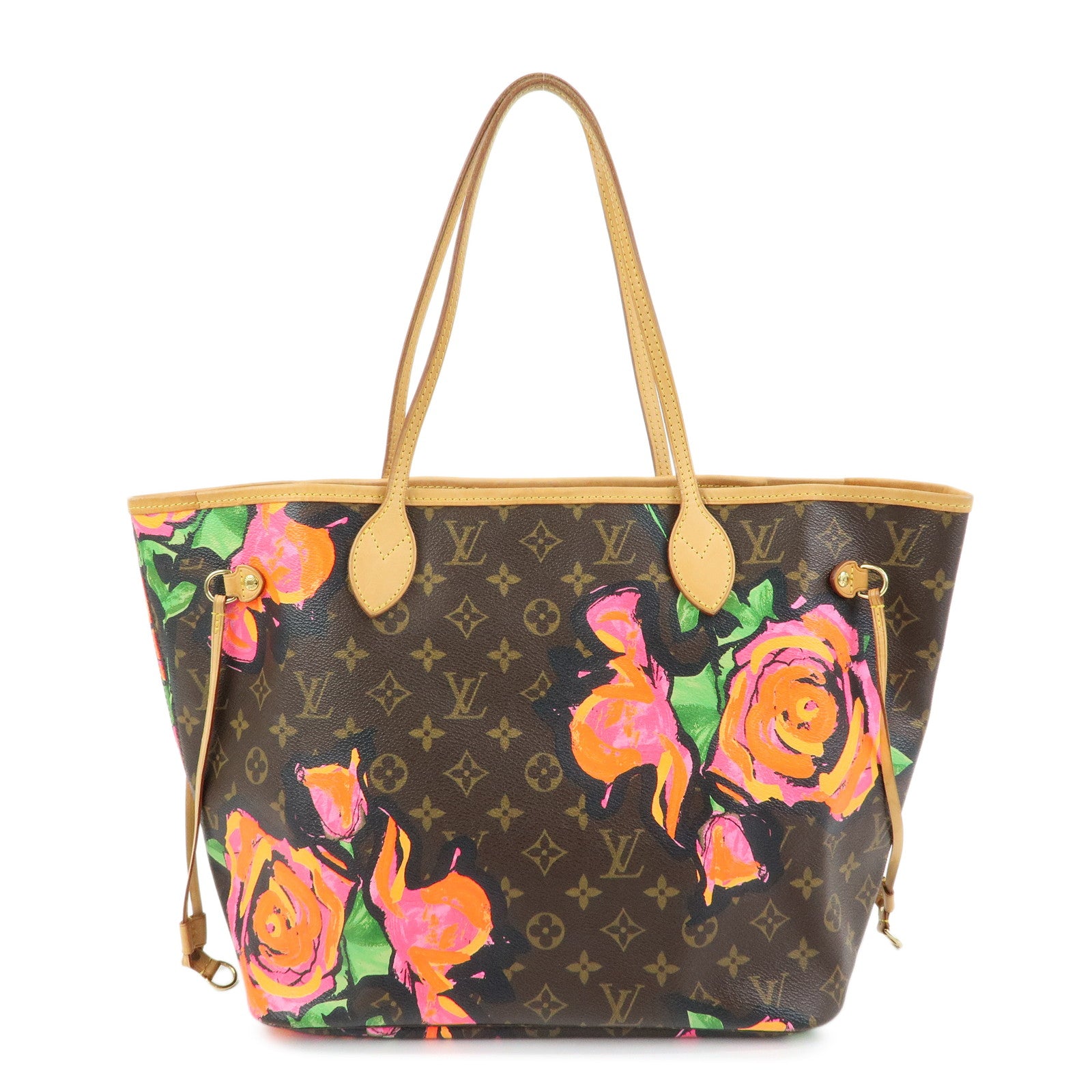 Louis Vuitton Monogram Rose Neverfull MM Tote Shoulder Bag M48613