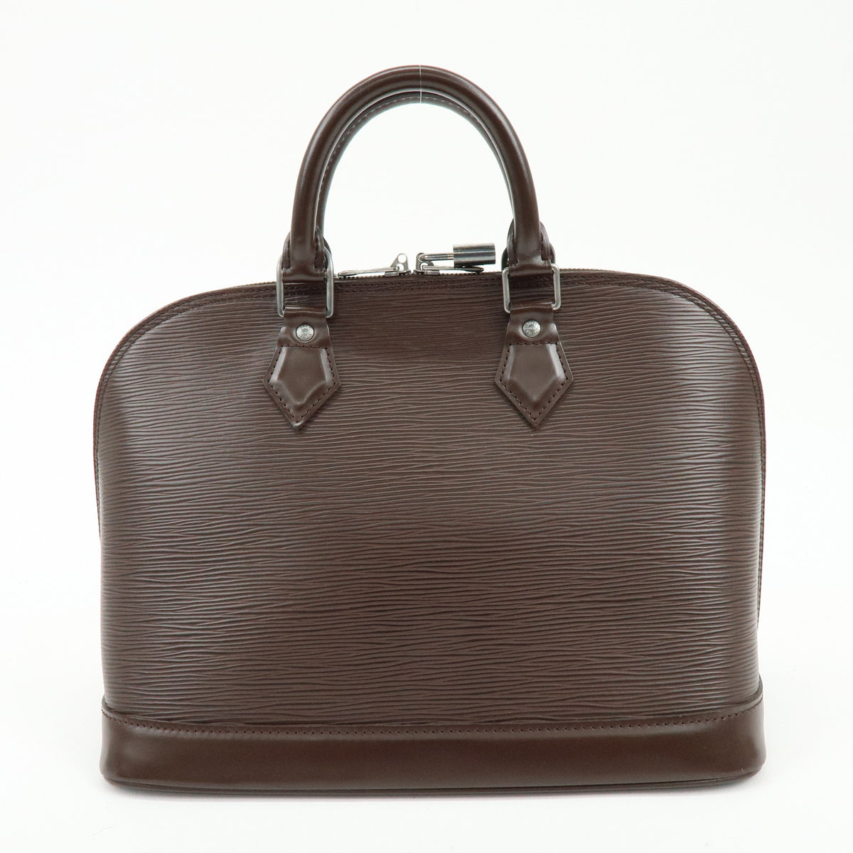 Louis Vuitton Epi Alma Leather Hand Bag Moca M5280D