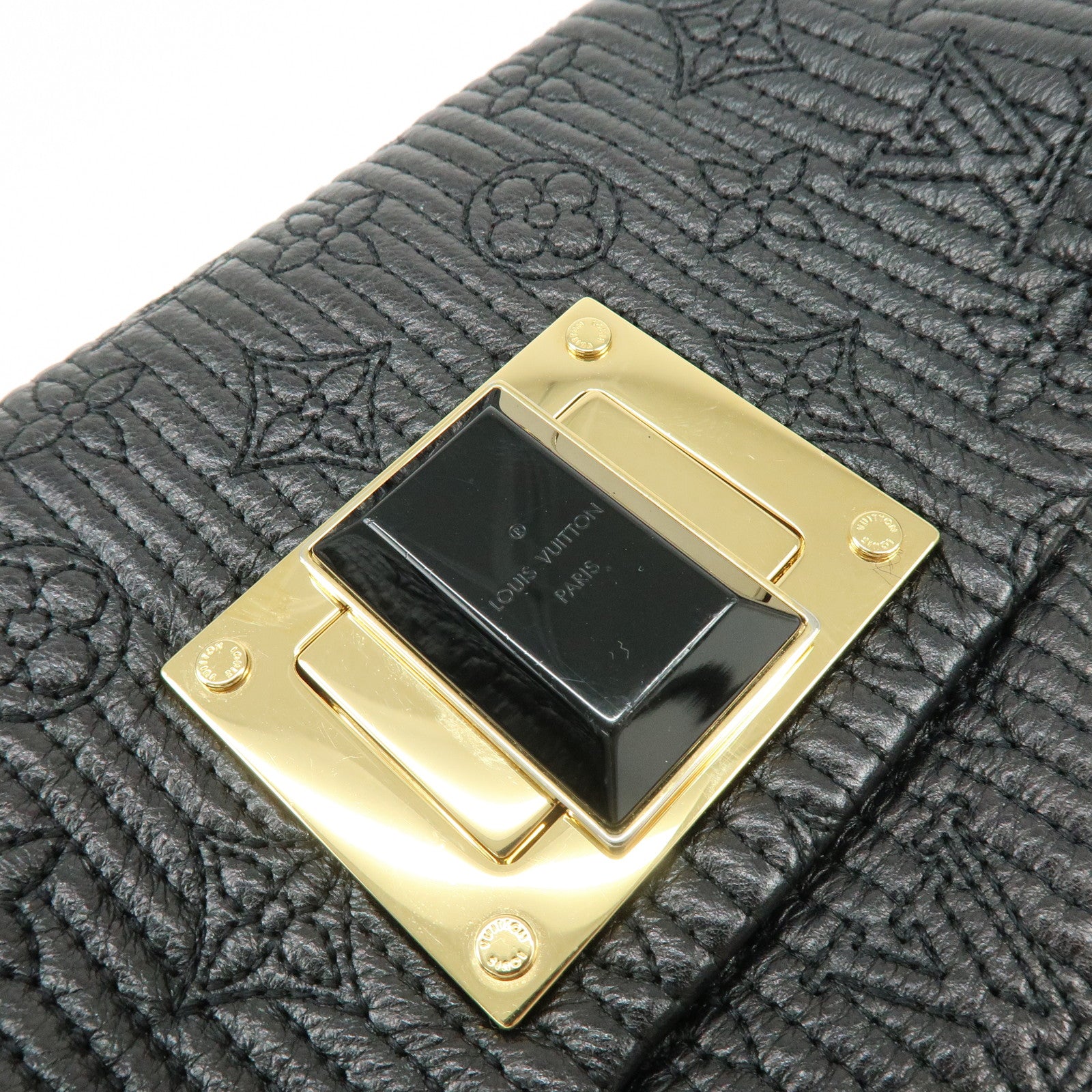 Louis Vuitton Monogram Motard Pochette Altair Clutch Bag Noir M40495