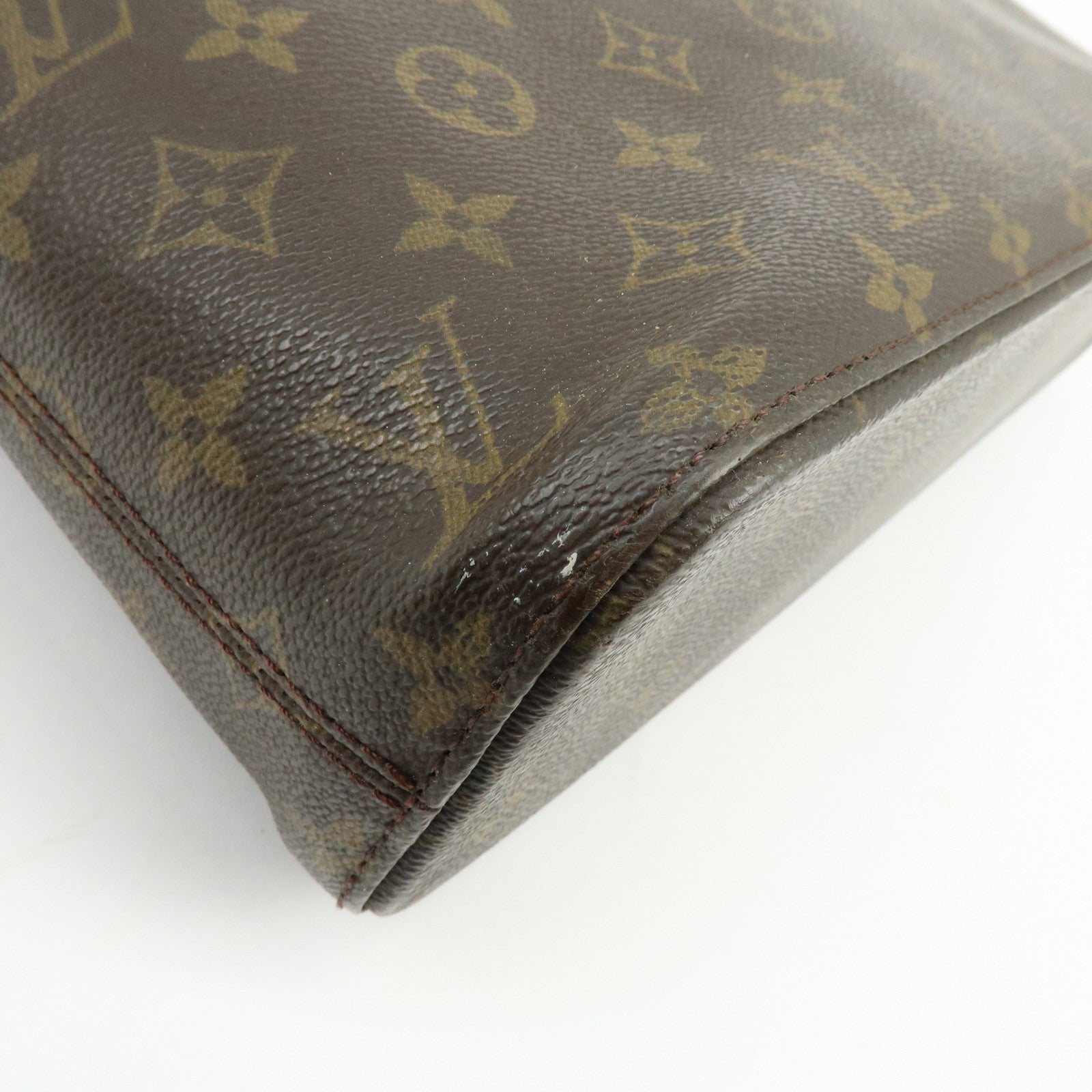 Louis Vuitton Monogram Luco Tote Bag Shoulder Bag Brown M51155