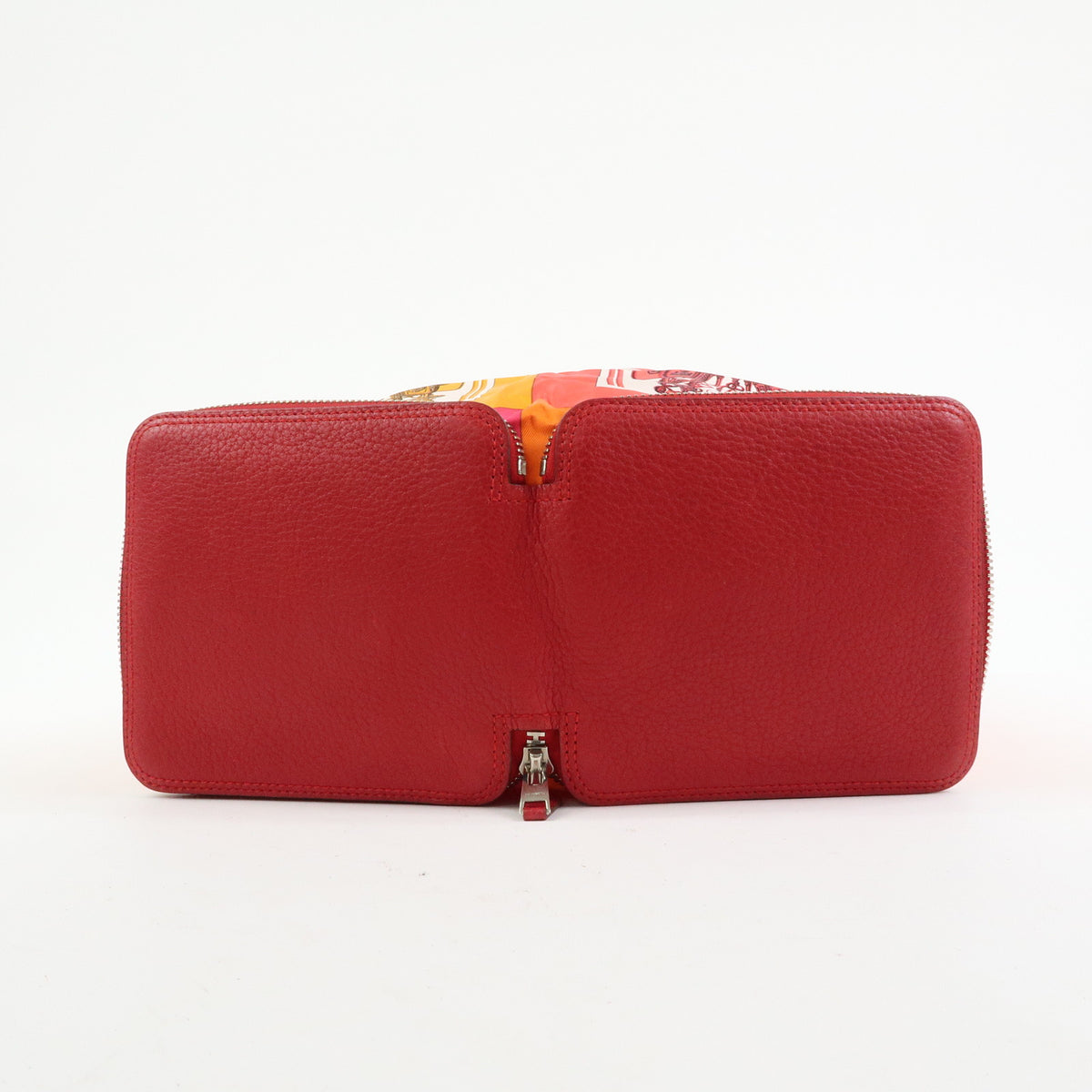 HERMES Buffle Skipper Silk 100% Silky Pop Foldable Tote Bag □L Stamped