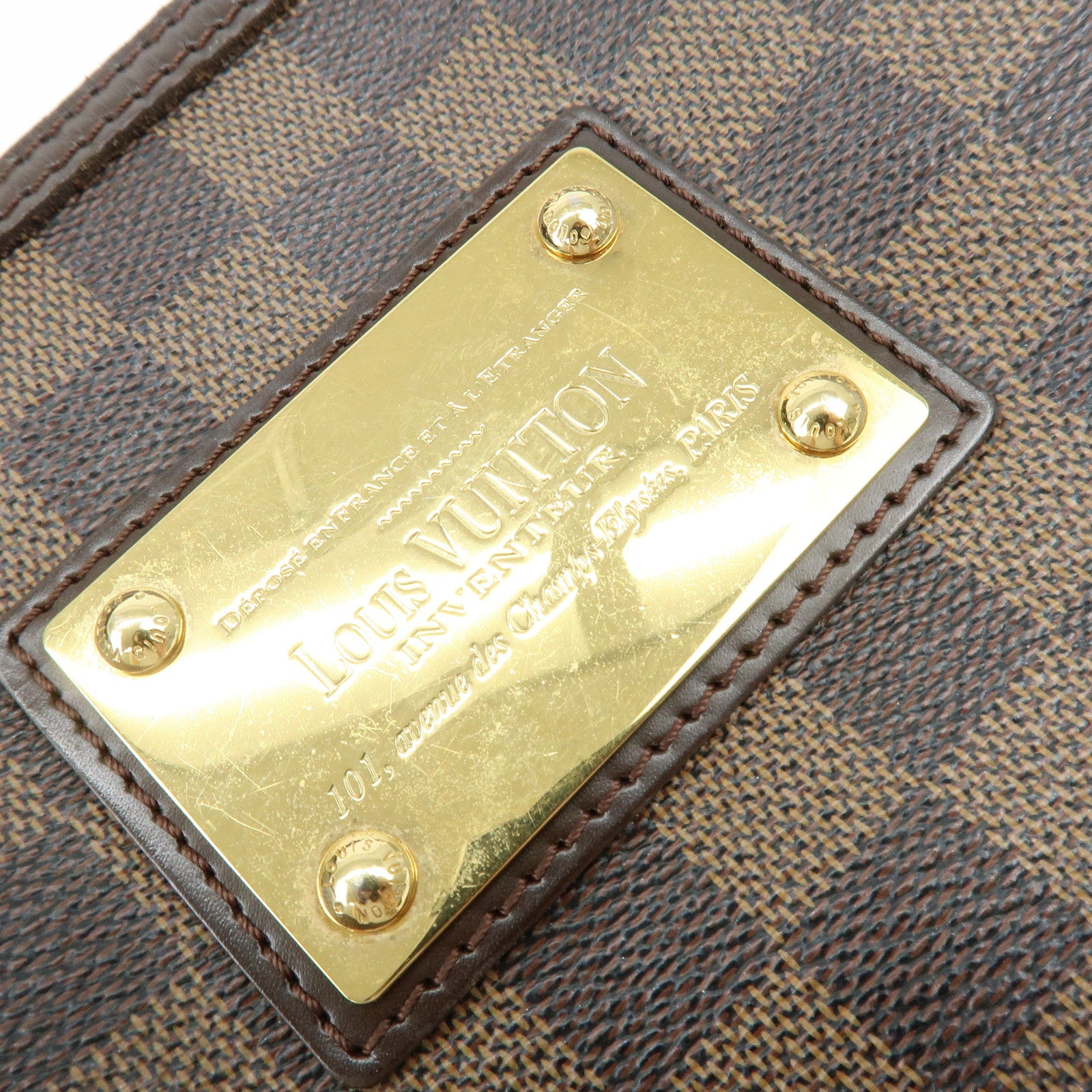 Louis Vuitton Damier Ebene Thames PM Shoulder Bag Hand Bag N48180