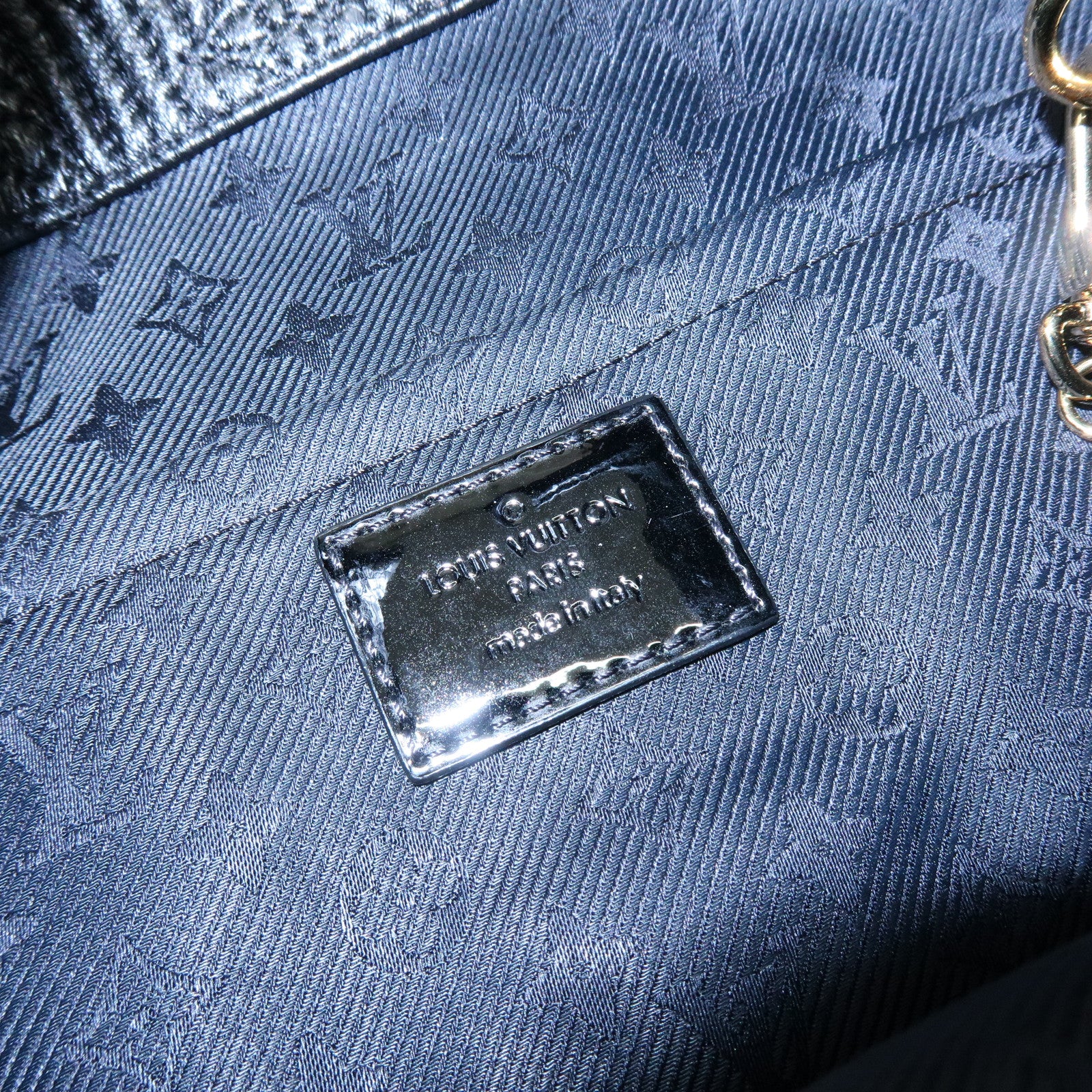 Louis Vuitton Monogram Motard Pochette Altair Clutch Bag Noir M40495