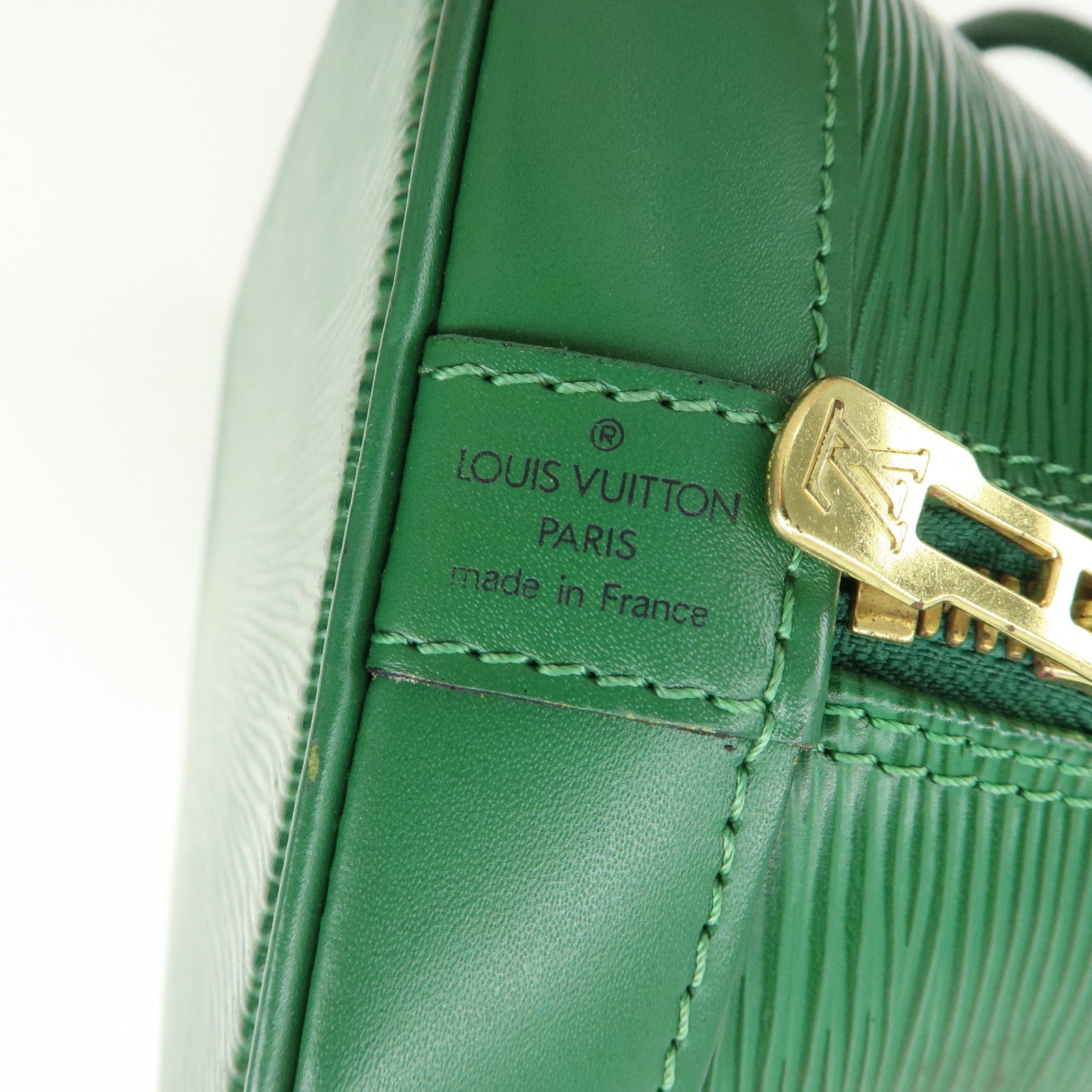 Louis Vuitton Epi Alma 2Way Bag Hand Bag Borneo Green M52144