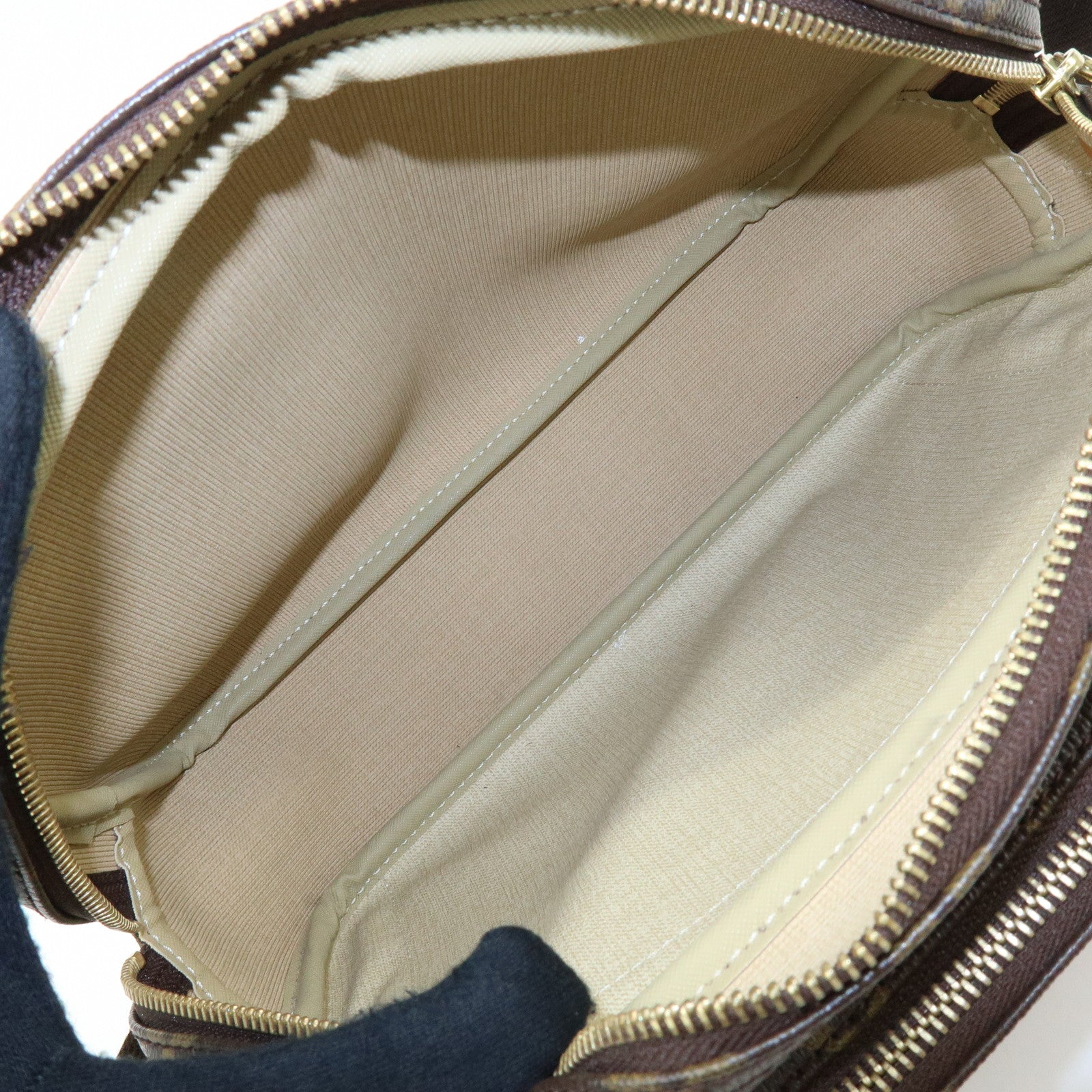 Louis Vuitton Monogram Reporter PM Shoulder Crossbody Bag Brown M45254