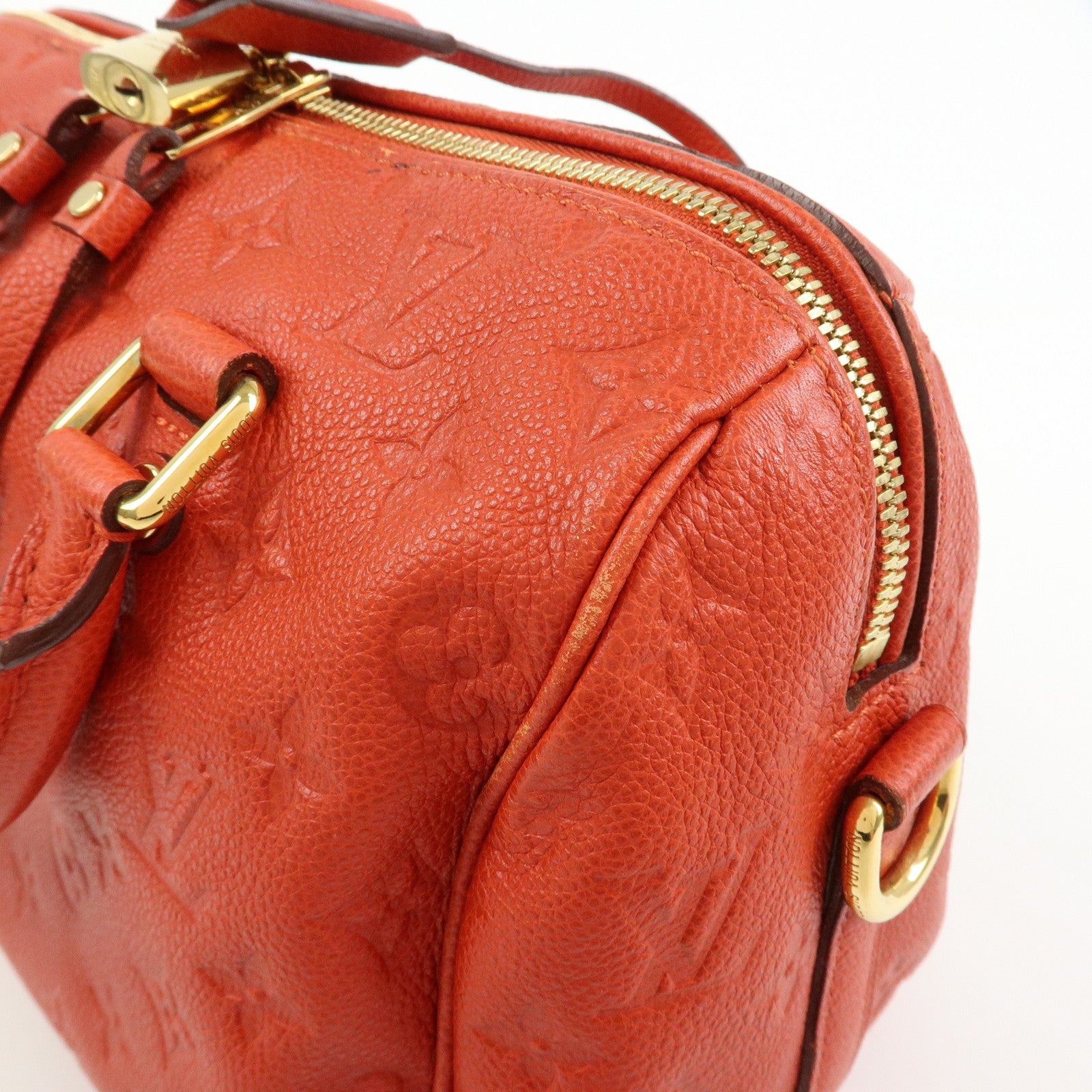 Louis Vuitton Monogram Empreinte Speedy Bandouliere 25 2Way Bag M40758