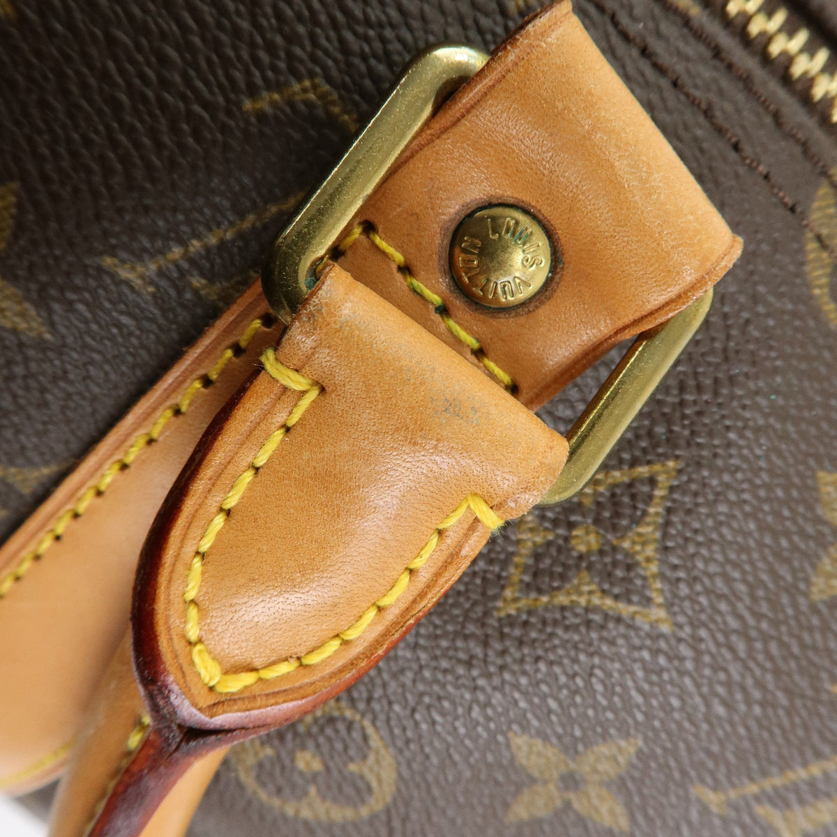 Louis Vuitton Keep All Bandouliere 55 Boston Bag Brown M41414