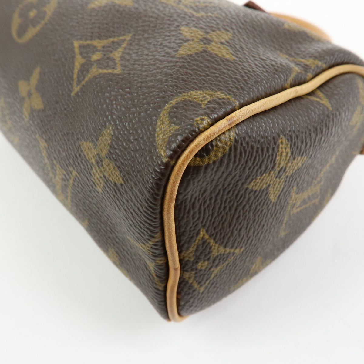 Louis Vuitton Monogram Canvas Mini Speedy Hand Bag Brown M41534