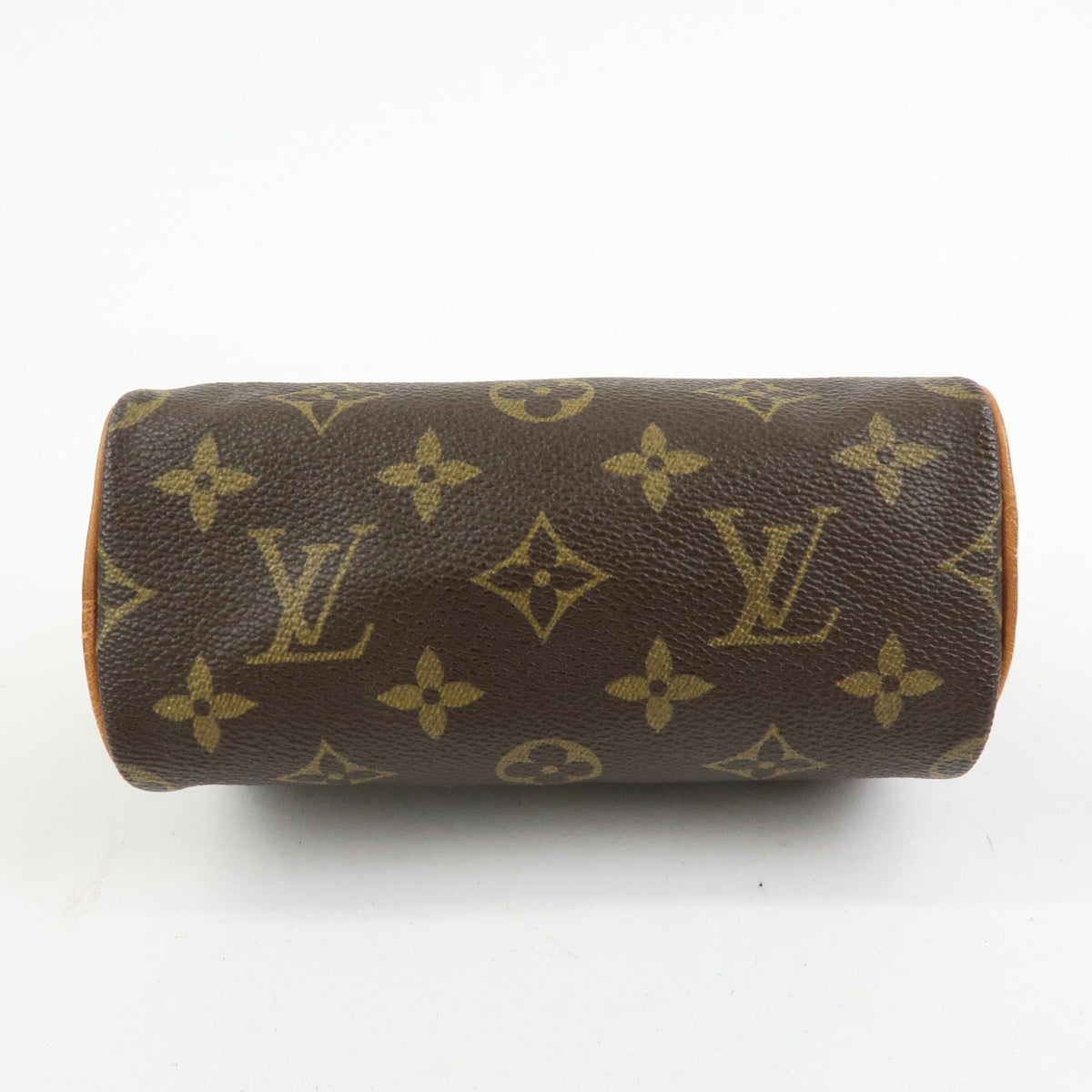 Louis Vuitton Monogram Mini Speedy Hand Bag Brown M41534