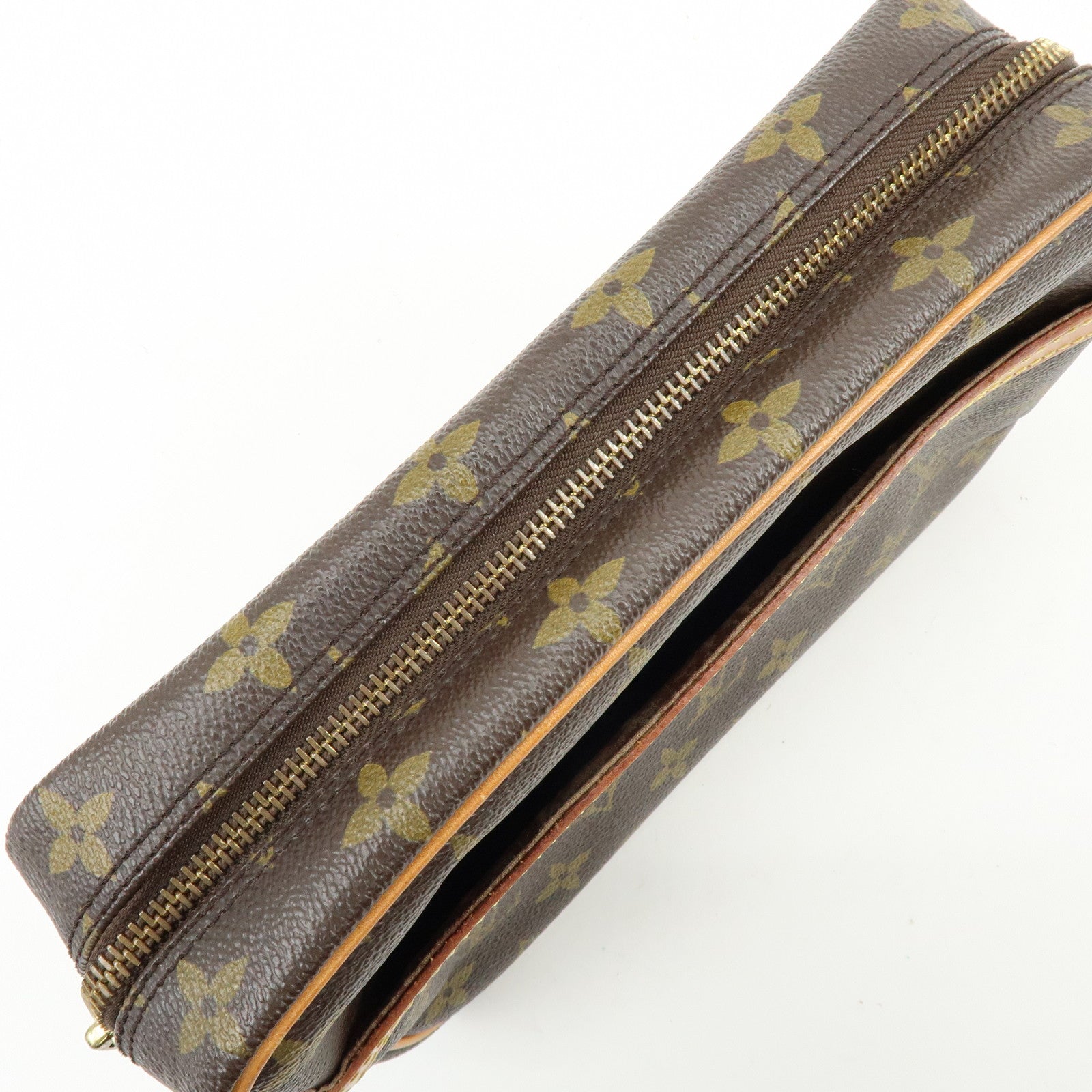 Louis Vuitton Monogram Compiegne 23 Pouch Clutch Bag Brown M51845