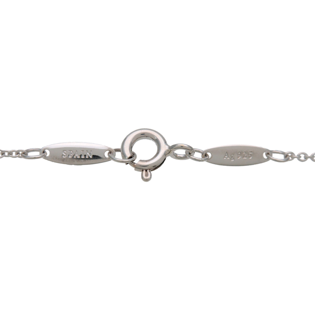 Tiffany & Co By The Yard 1P Diamond Necklace SV925 Silver