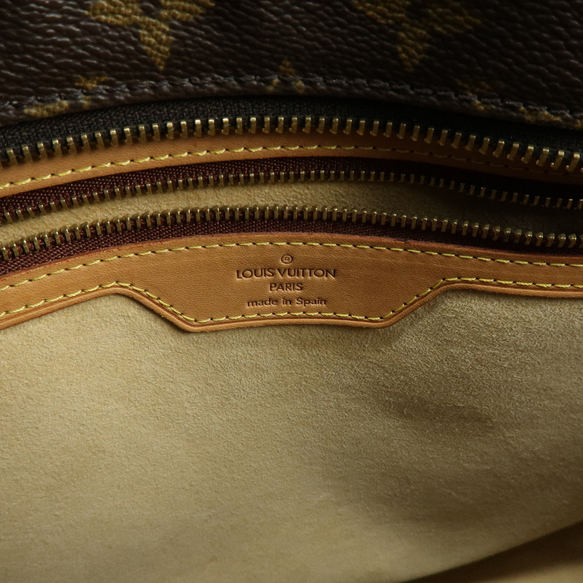 Louis Vuitton Monogram Luco Tote Bag Shoulder Bag Brown M51155