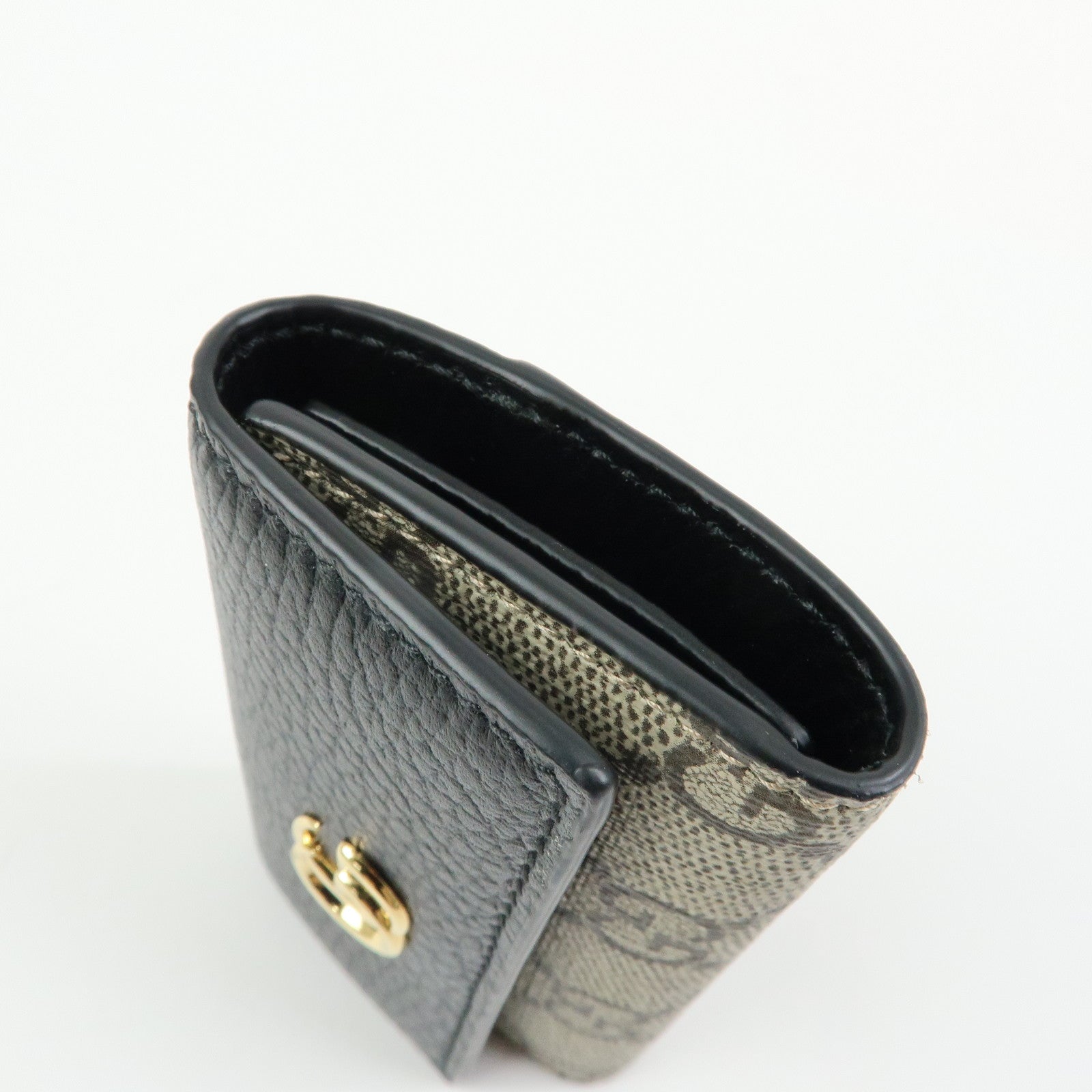 GUCCI GG Marmont Double G Leather 6 Ring Key Case Key Holder 456118