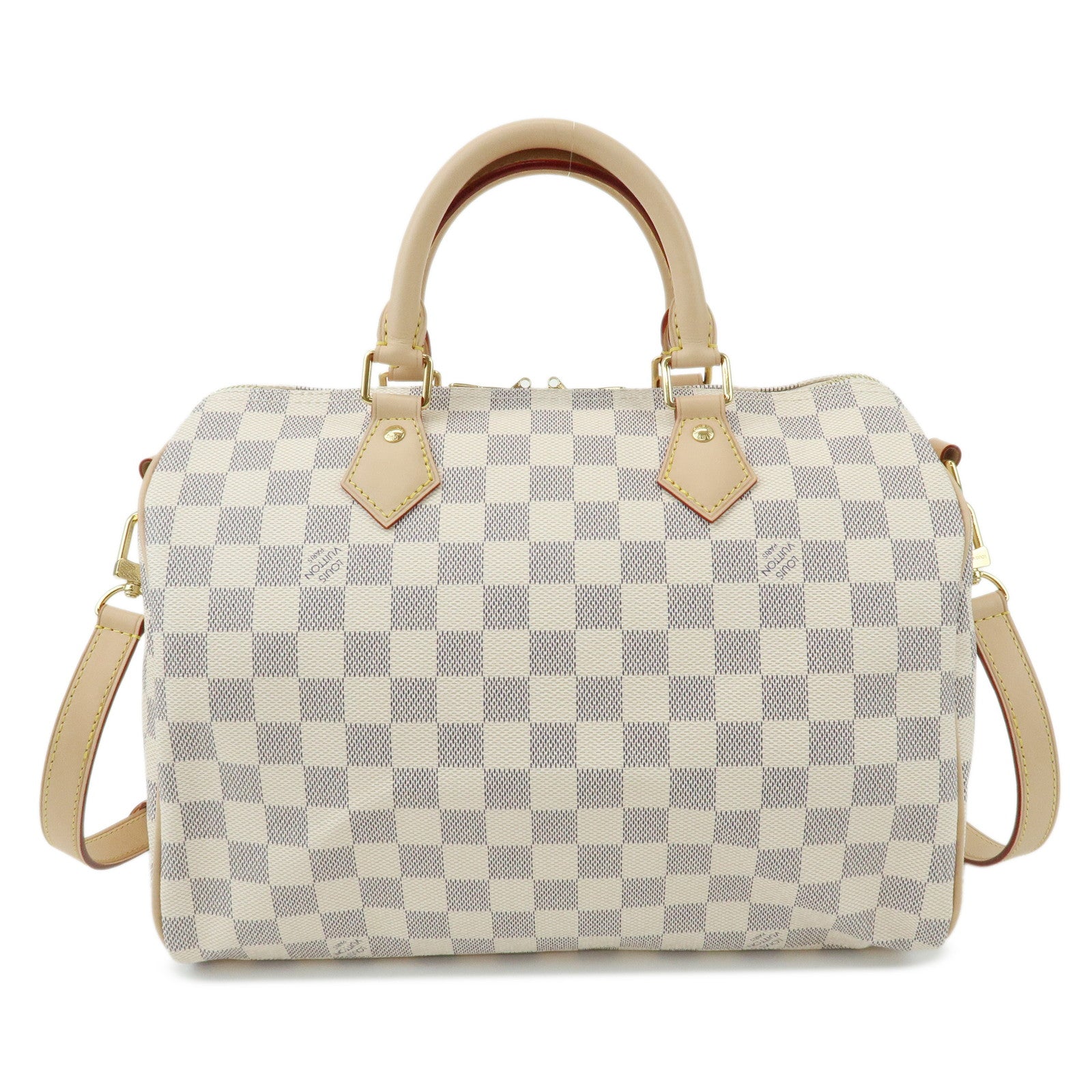 Louis Vuitton Damier Azur Speedy Bandouliere 30 Boston Bag N40592