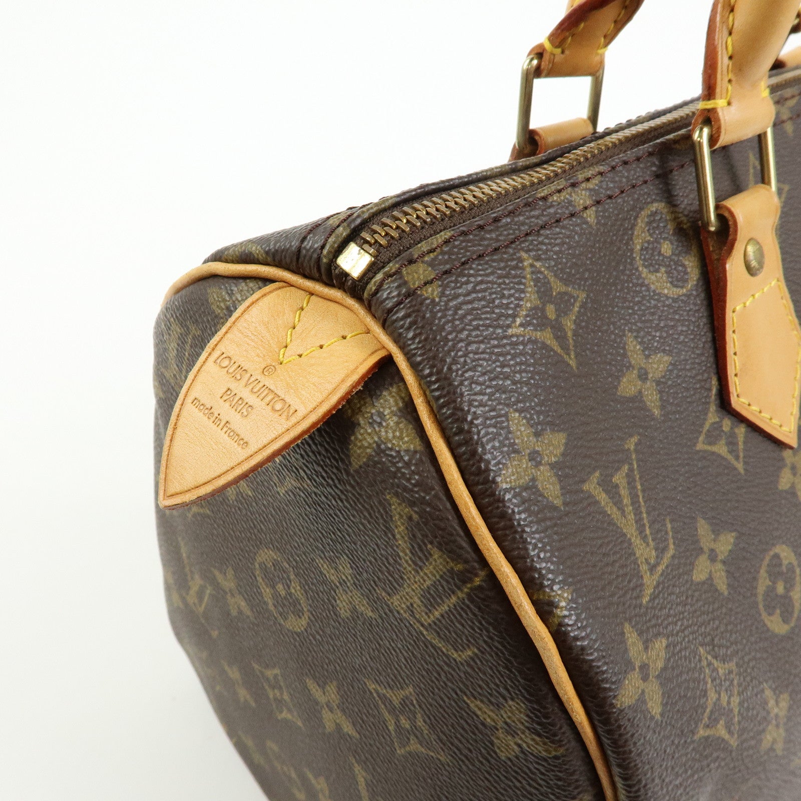 Louis Vuitton Monogram Speedy 30 Boston Bag Hand Bag Brown M41526