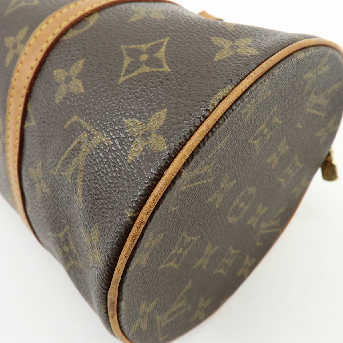Louis Vuitton Monogram Papillon 30 Hand Bag Brown M51385