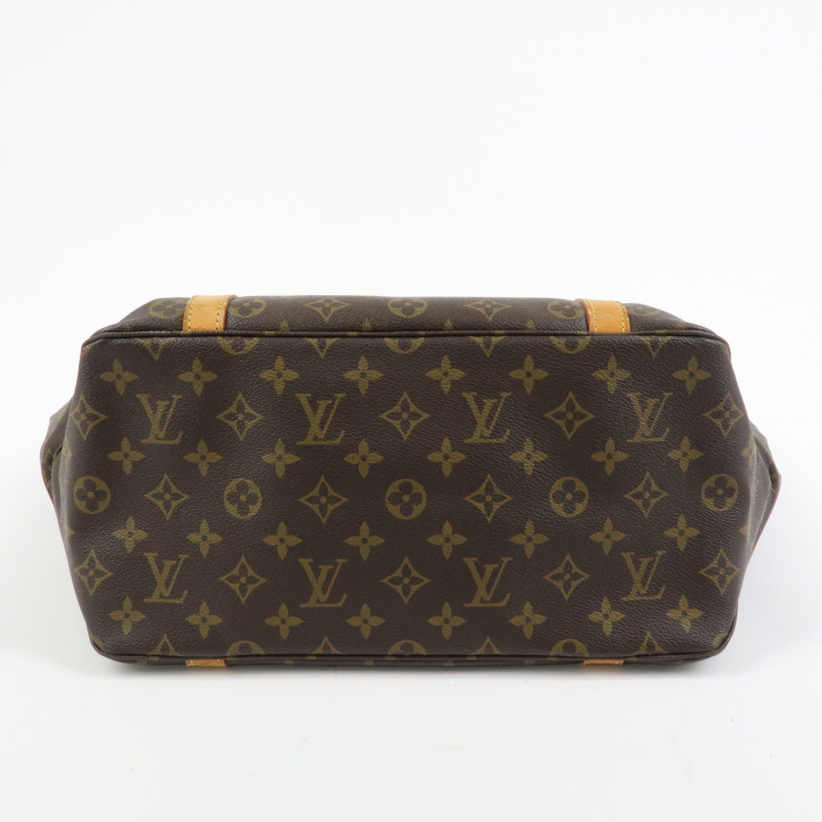 Louis Vuitton Monogram Sac Shopping GM Canvas Shoulder Bag Brown M51110
