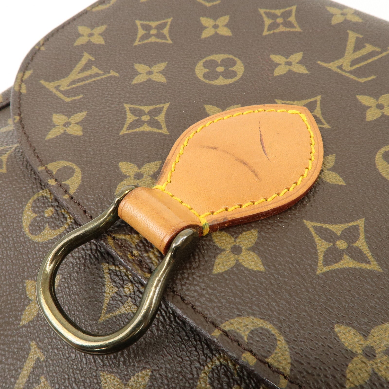 Louis Vuitton Monogram Saint Cloud GM Shoulder Bag Brown M51242 Used