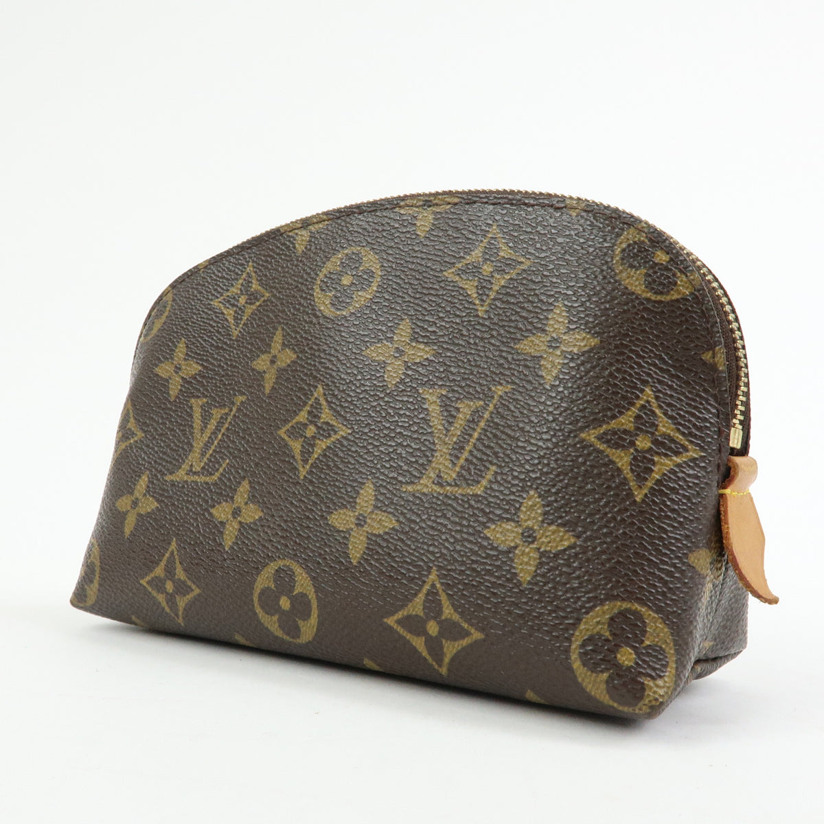 Louis Vuitton Monogram Pochette Cosmetic PM Pouch Brown M47515