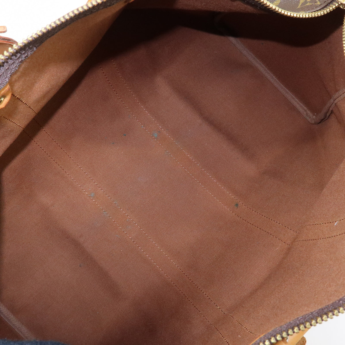 Louis Vuitton Monogram Keep All 45 Boston Bag Brown M41428