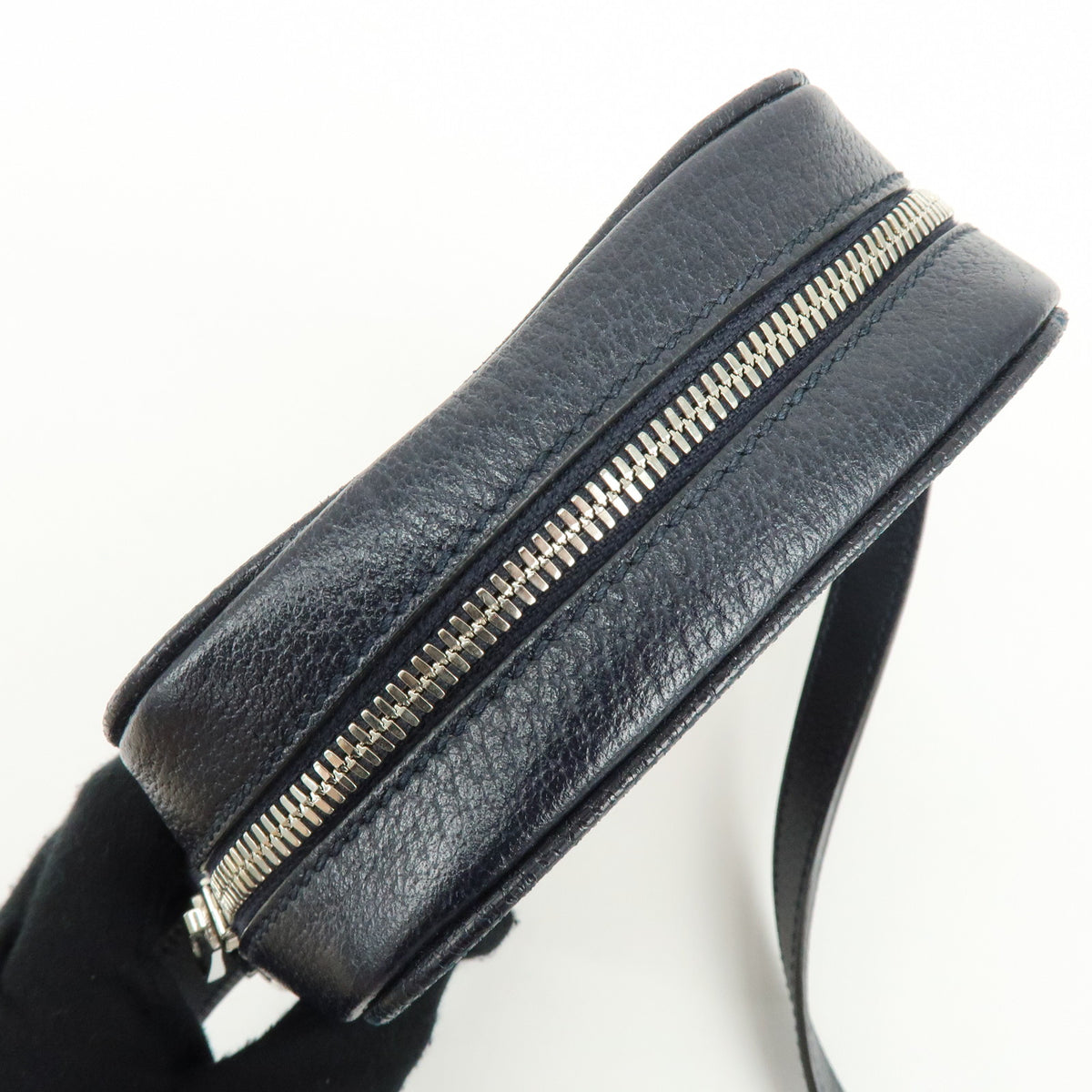 GUCCI Ophidia Sherry GG Supreme Leather Shoulder Bag Dark Navy 598127