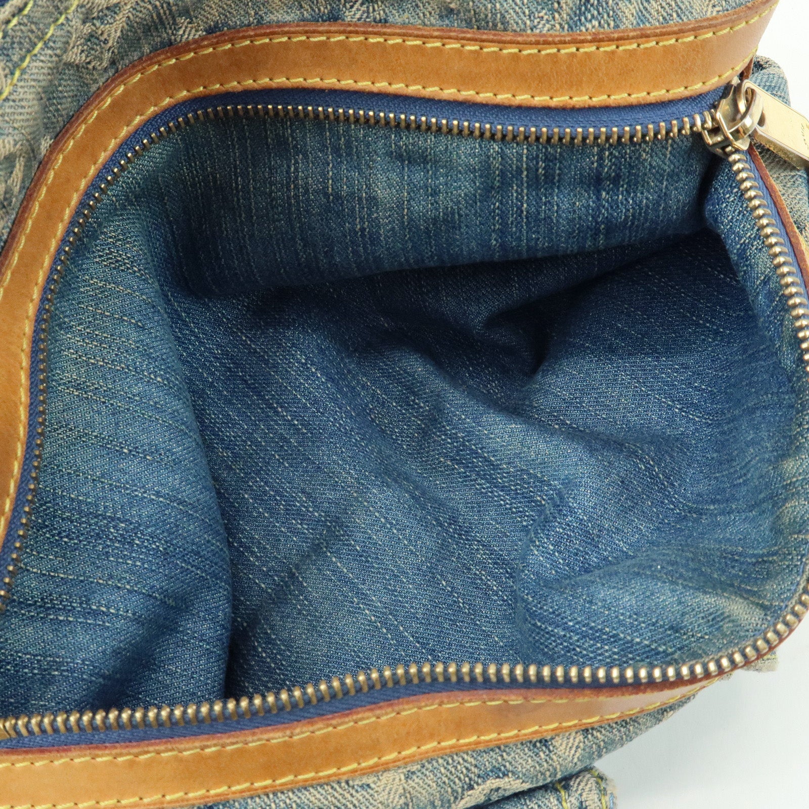 Louis Vuitton Monogram Denim Baggy PM 2Way Bag Shoulder Bag M95049