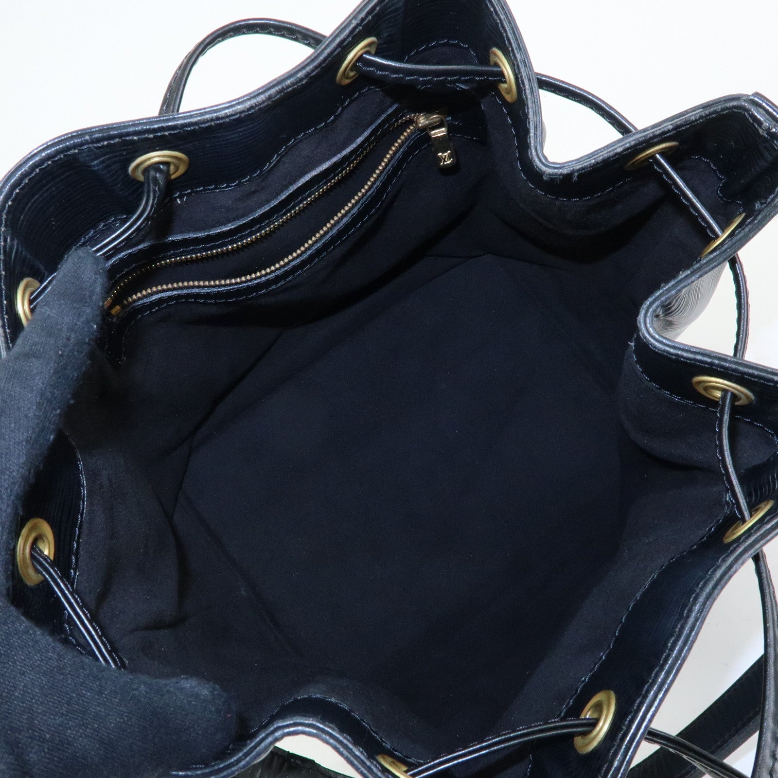 Louis Vuitton Epi Leather Petit Noe Shoulder Bag Noir Black M59012