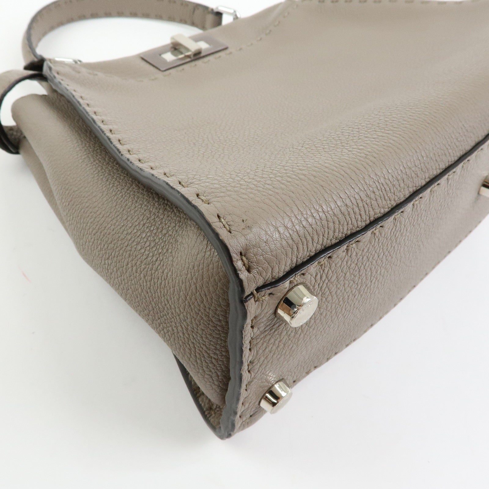 FENDI Peekaboo Medium Celleria 2Way Bag Hand Bag Shoulder Bag 8BN290