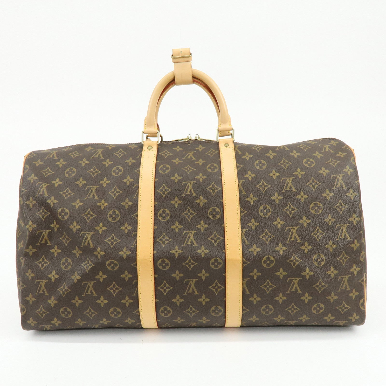 Louis Vuitton Monogram Keep All Bandouliere 55 Boston Bag M41414