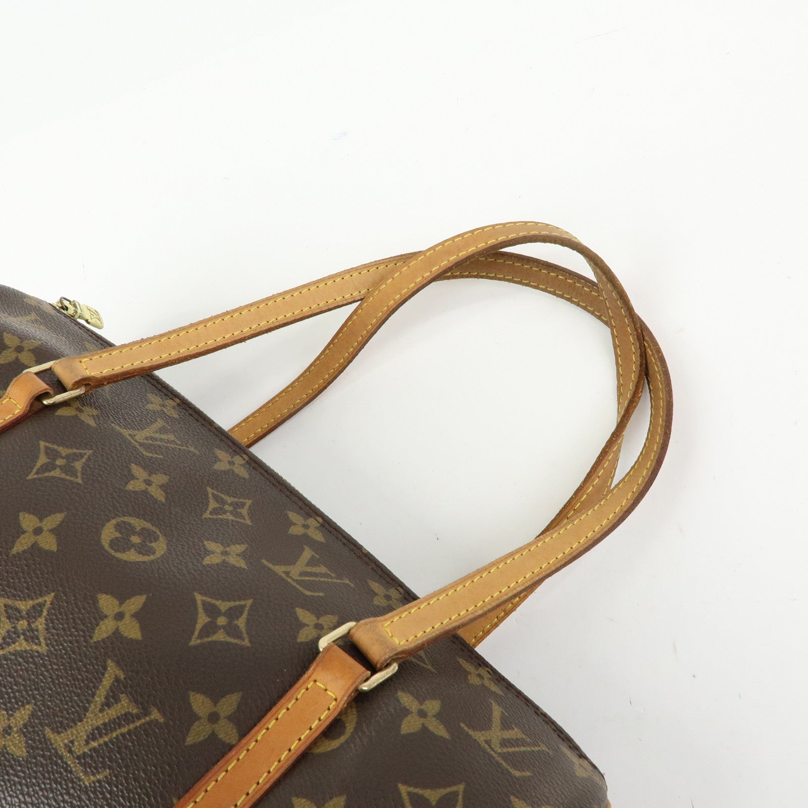 Louis Vuitton Monogram Papillon 30 Hand Bag Brown M51385