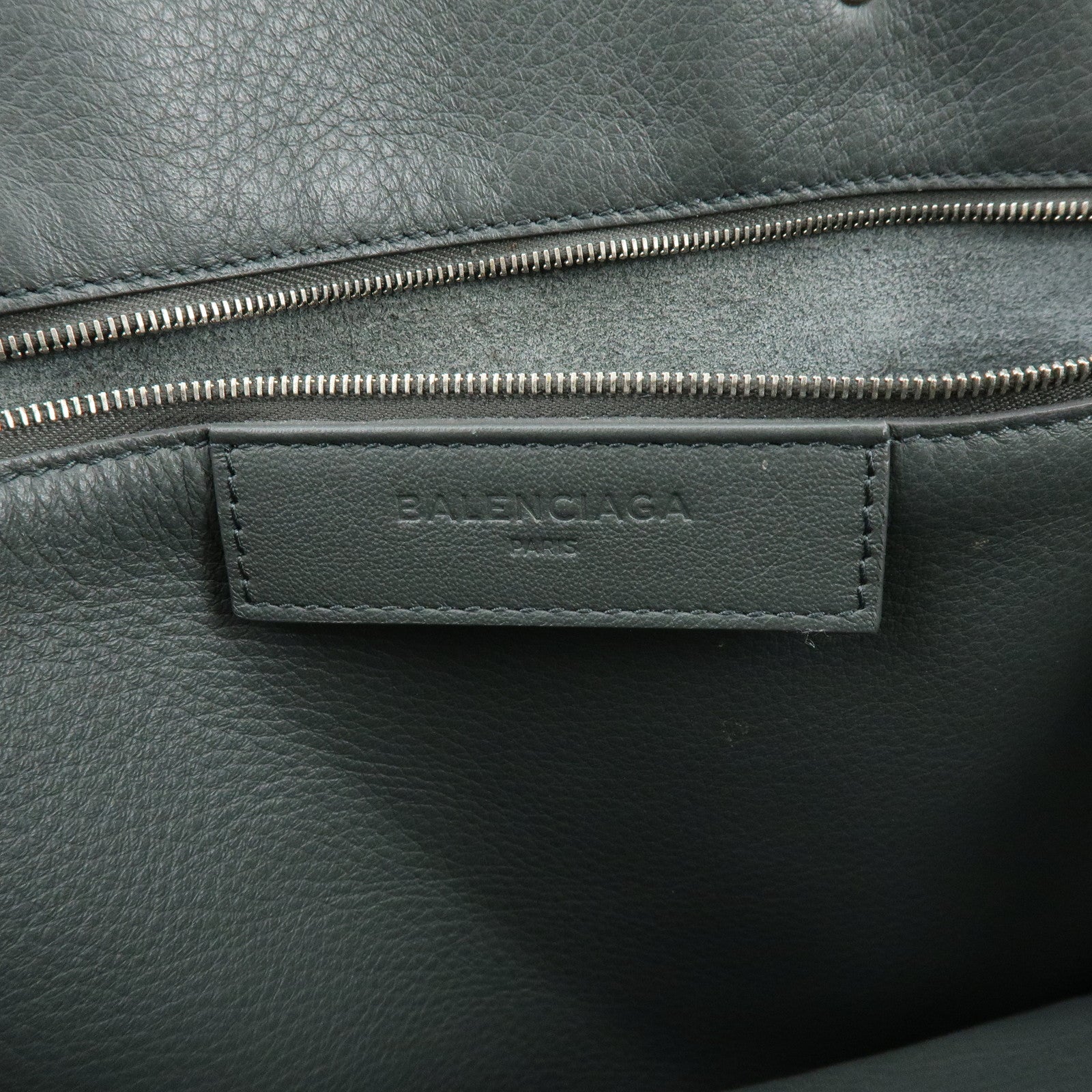 BALENCIAGA The Paper Shoulder Bag Hand Bag Grey 432596