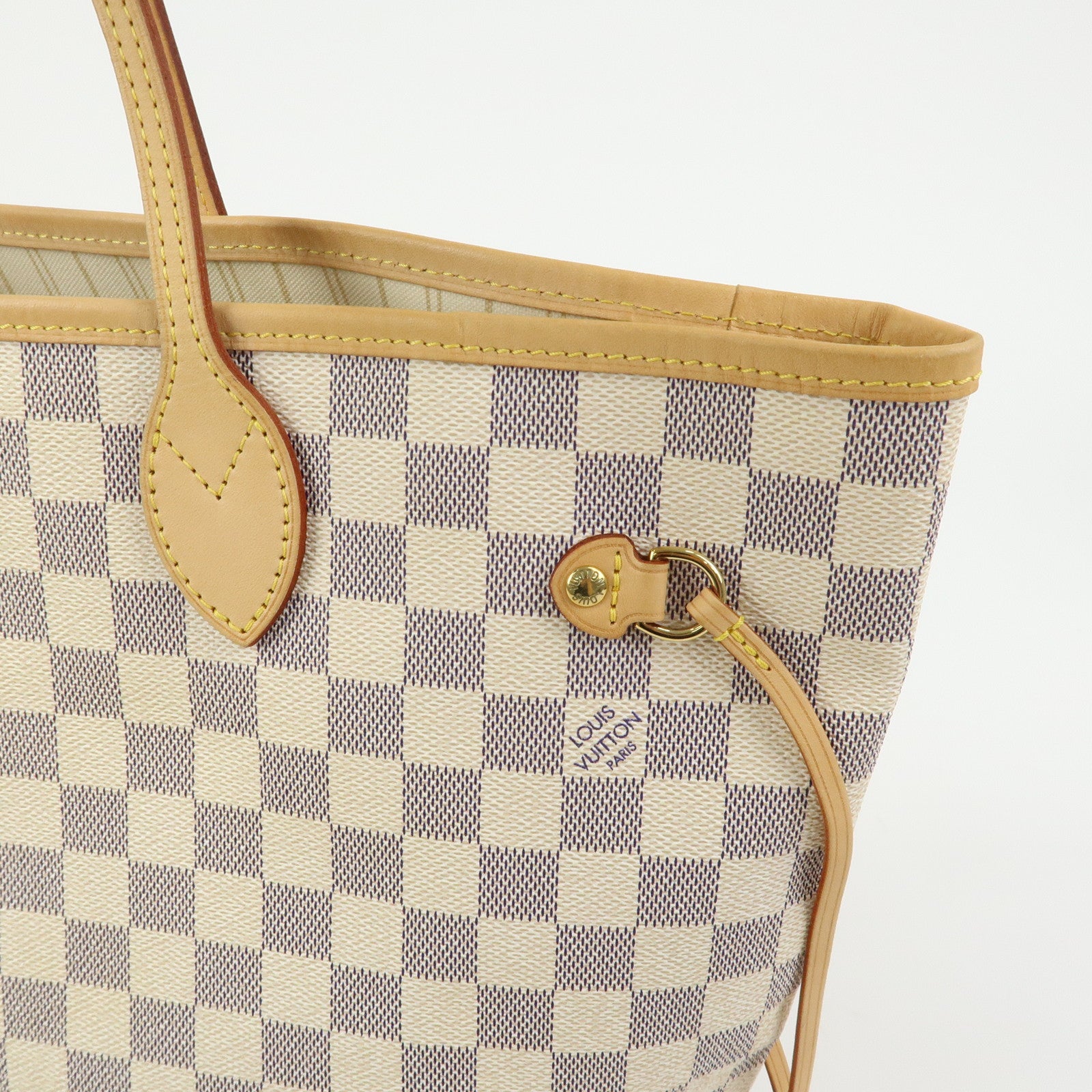Louis Vuitton Damier Azur Neverfull MM Tote Bag Shoulder Bag N41361
